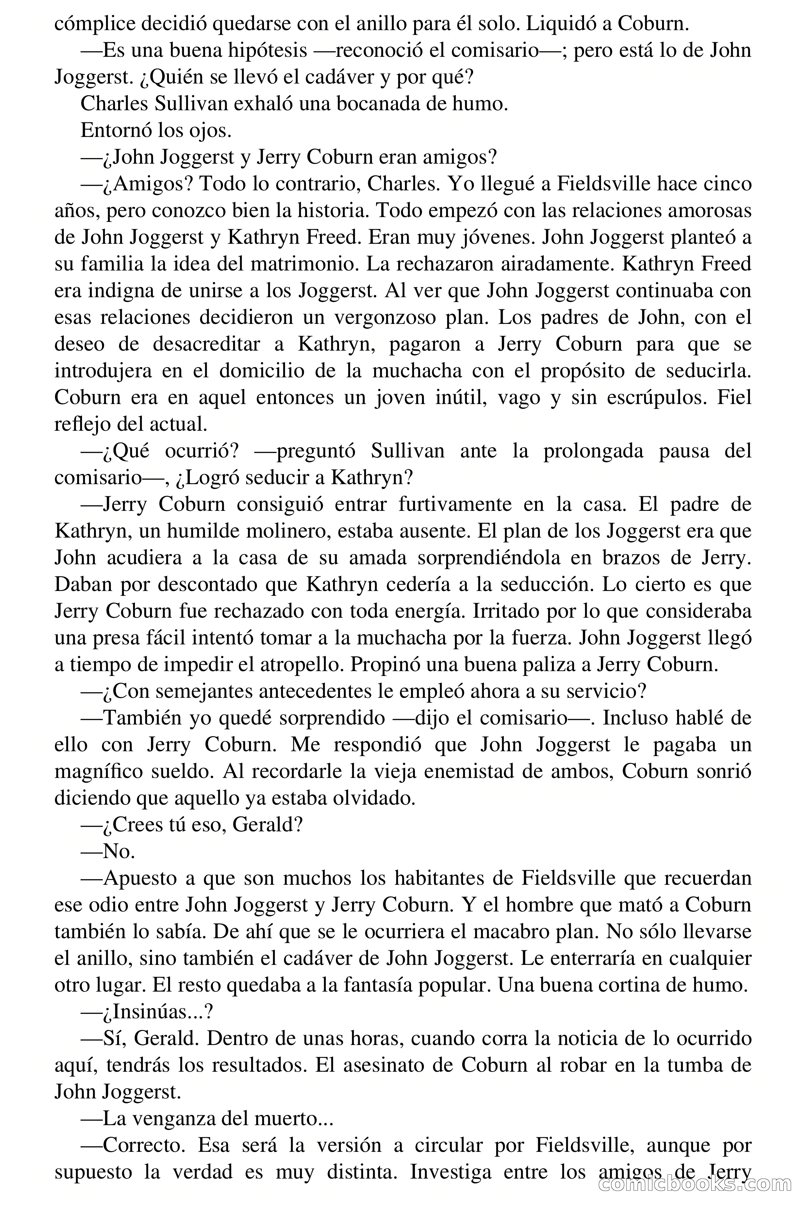 El difunto quiere vengarse — page 32 of 61