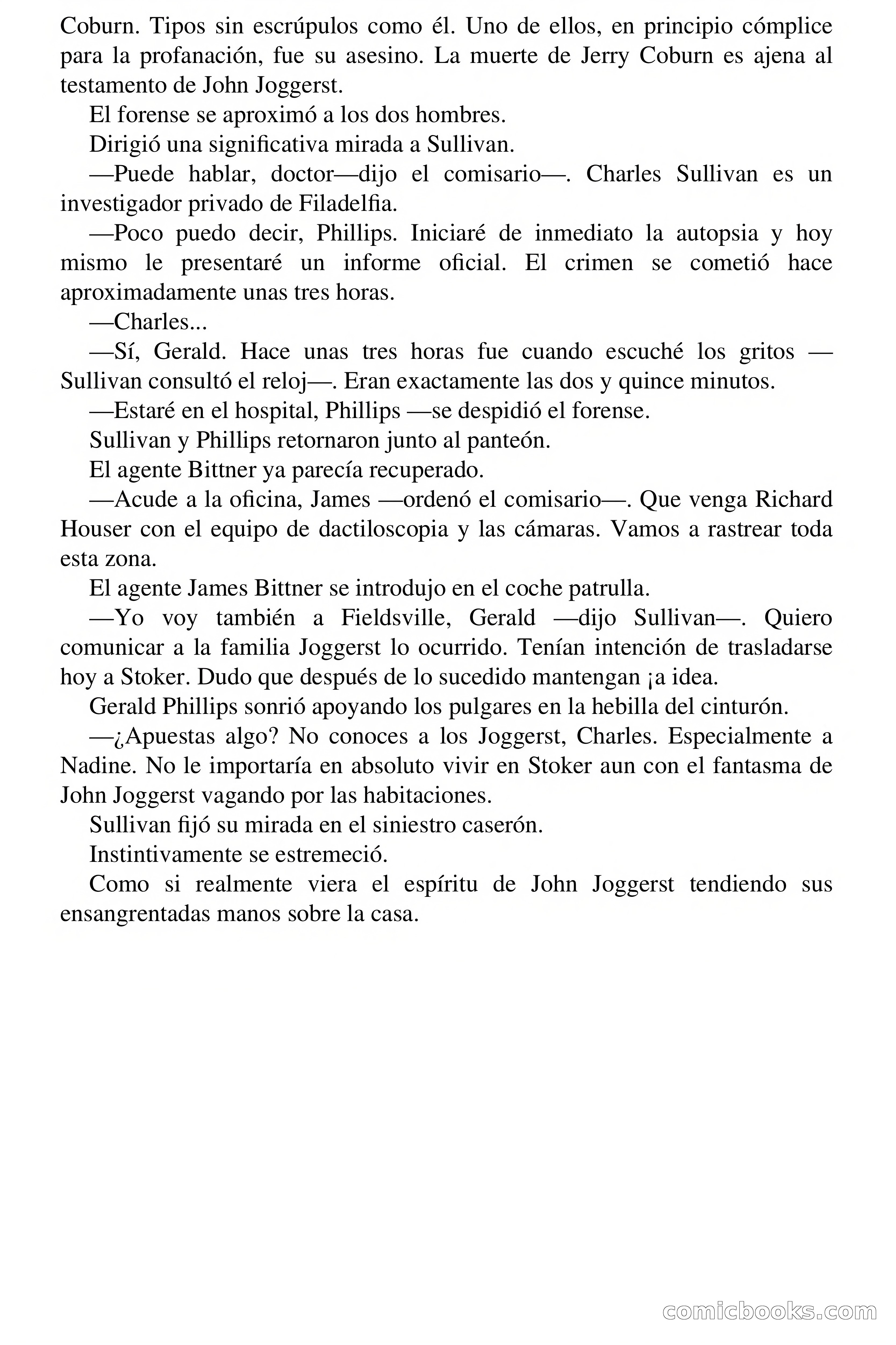 El difunto quiere vengarse — page 33 of 61