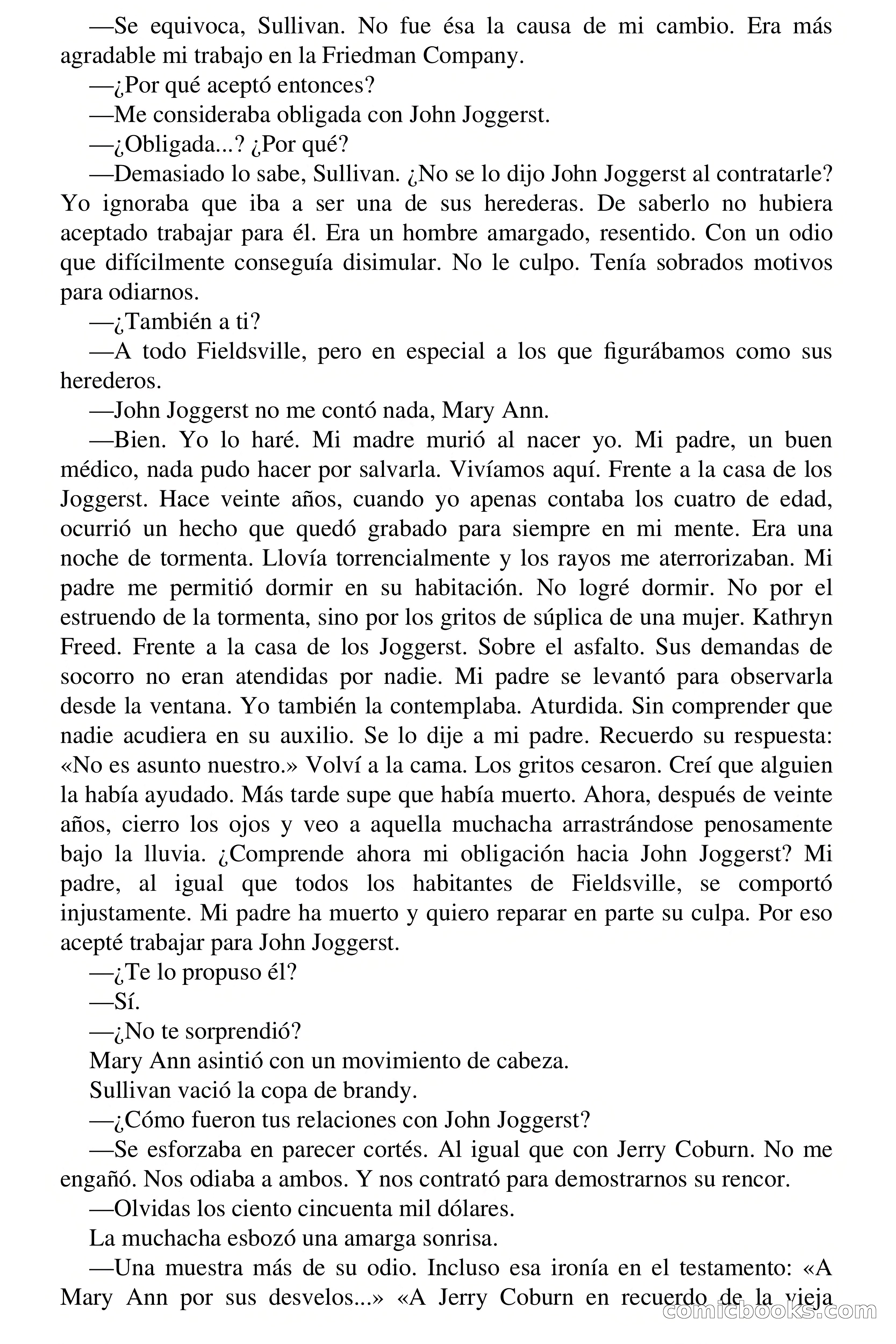 El difunto quiere vengarse — page 35 of 61