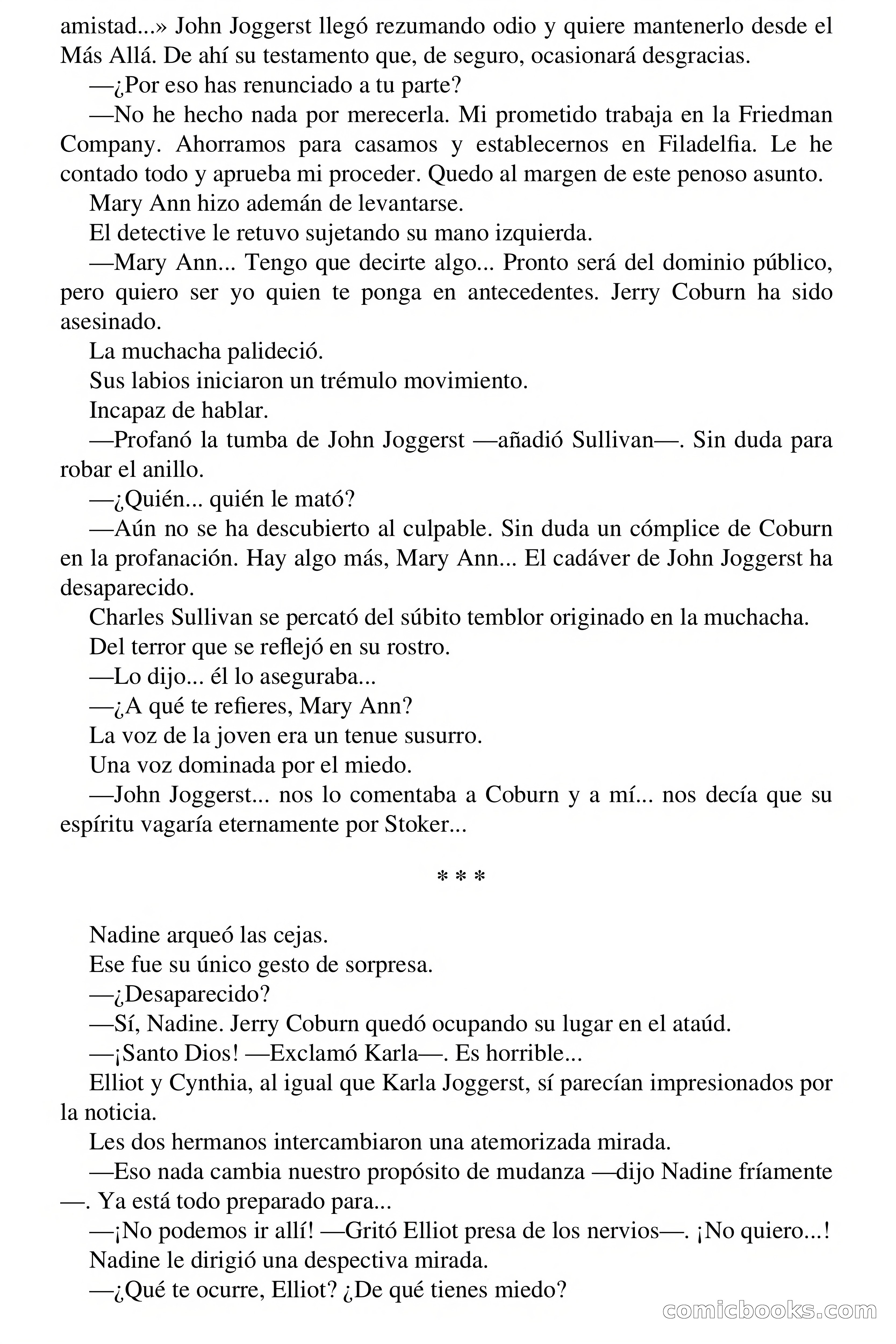 El difunto quiere vengarse — page 36 of 61