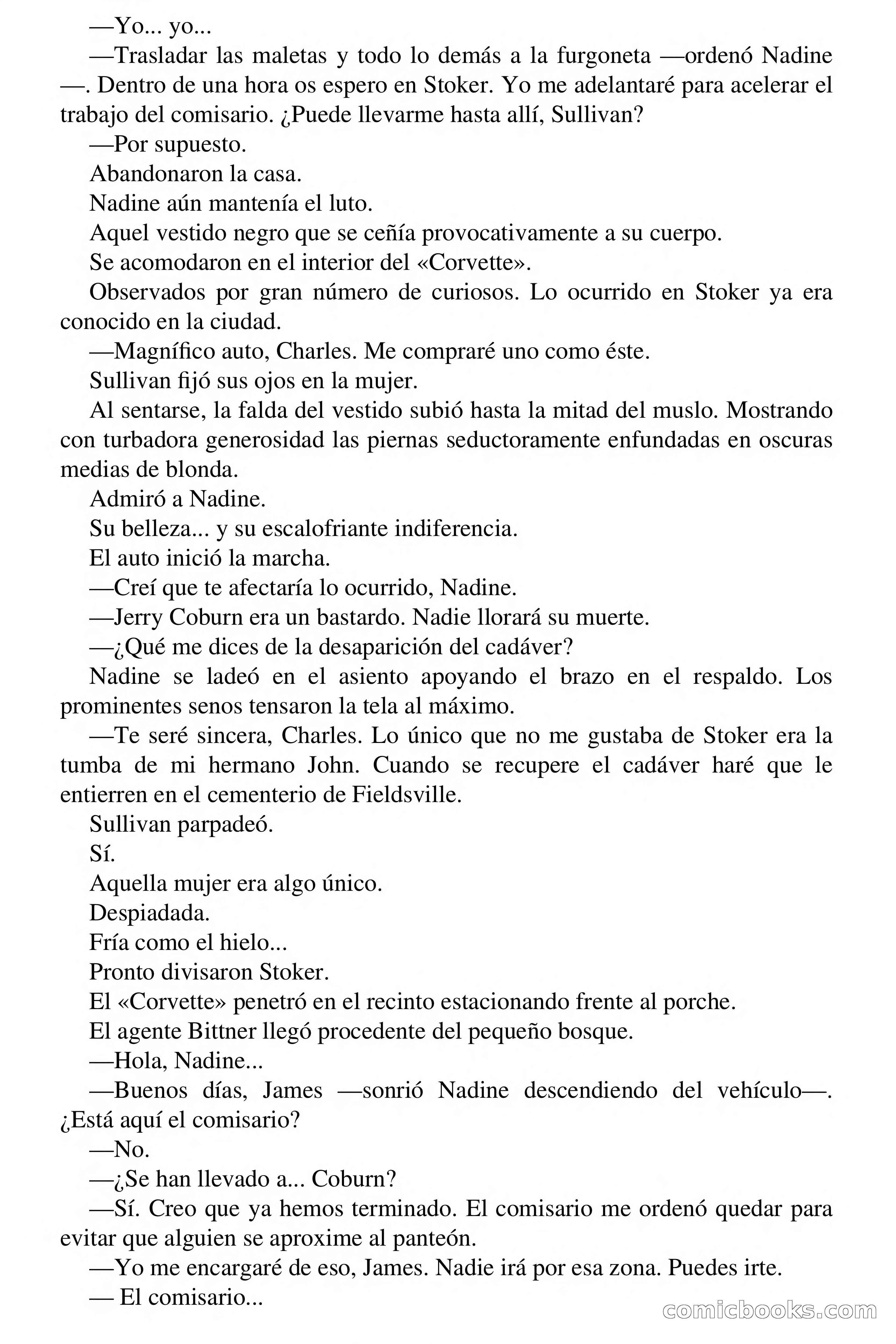 El difunto quiere vengarse — page 37 of 61