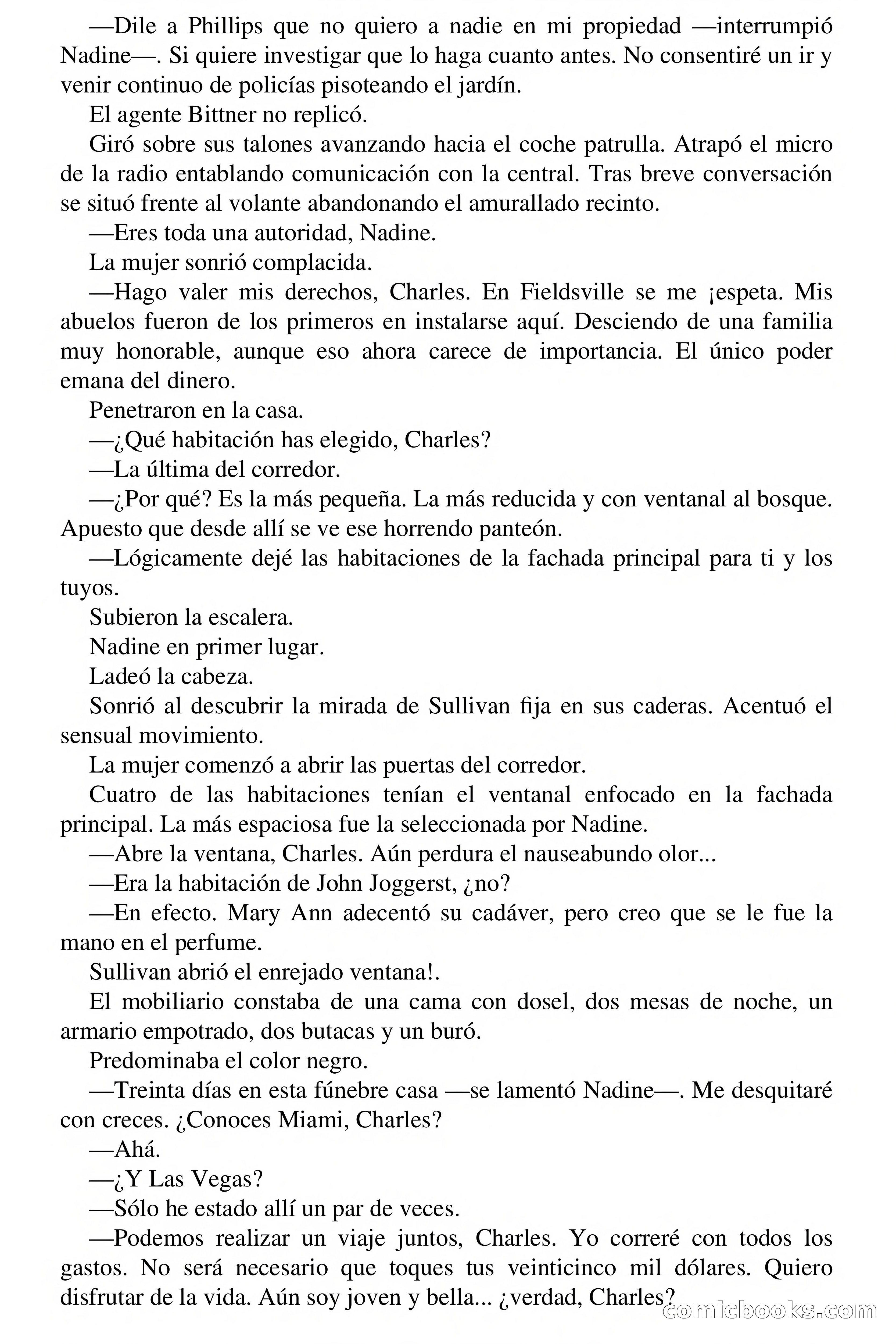 El difunto quiere vengarse — page 38 of 61