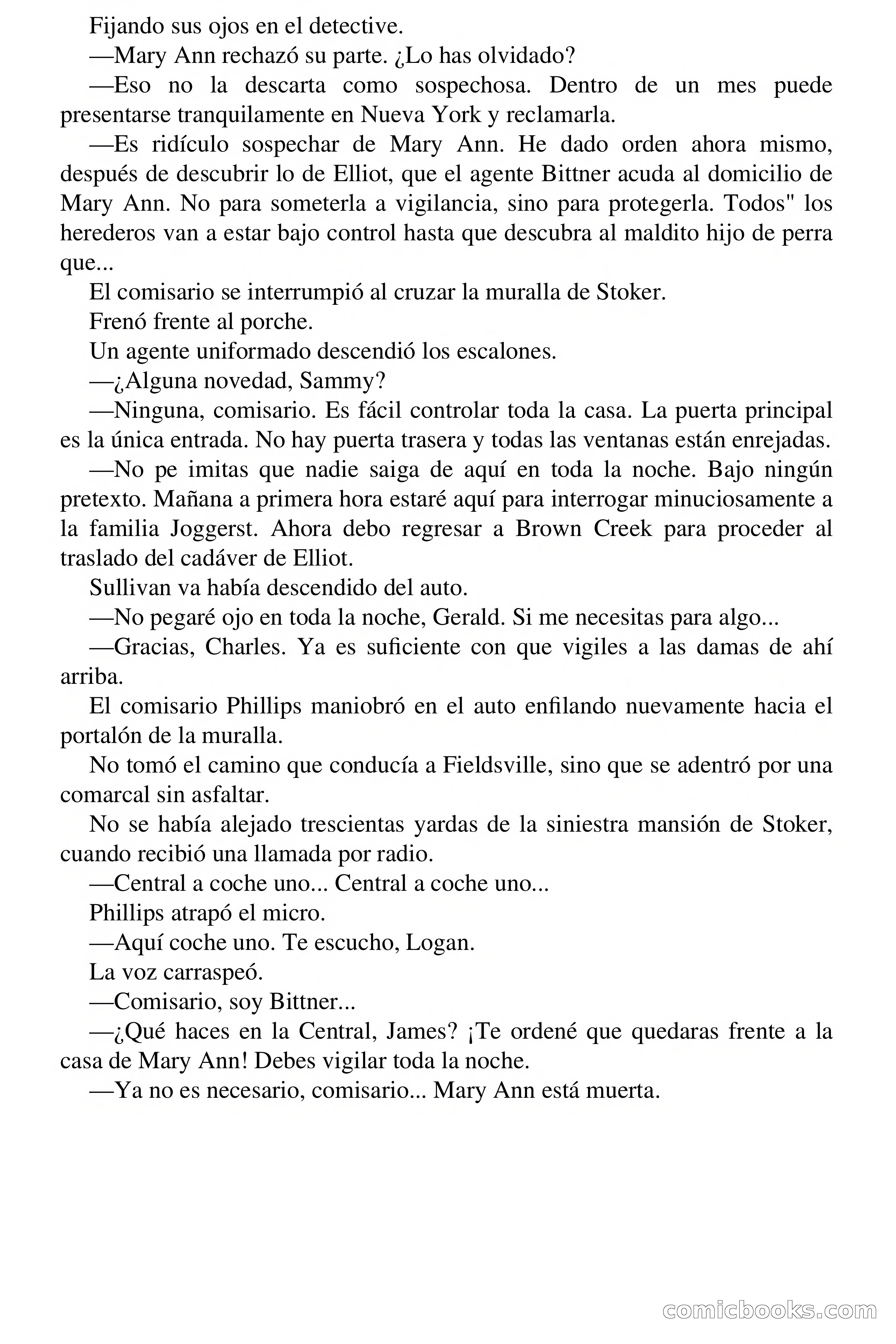 El difunto quiere vengarse — page 50 of 61