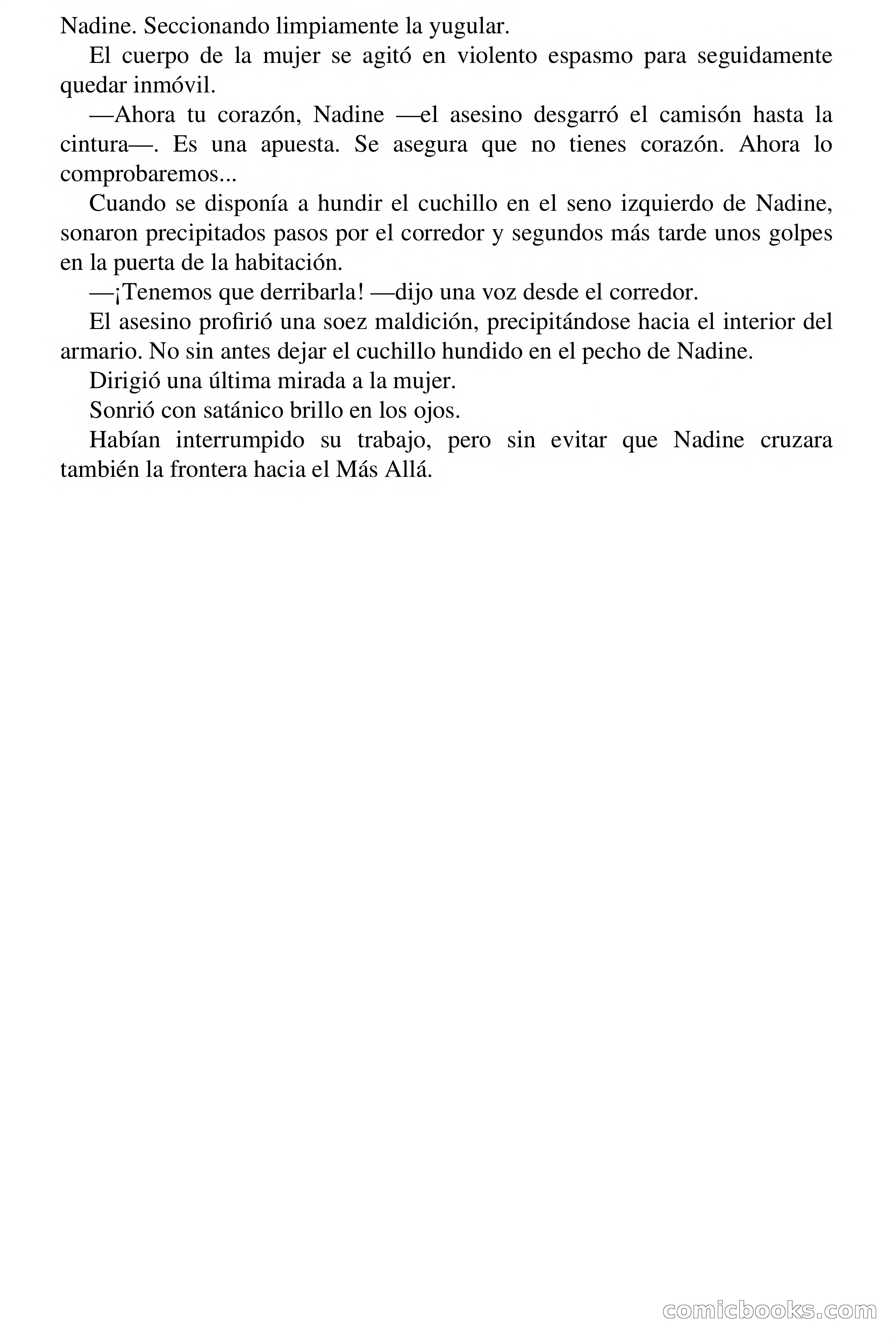 El difunto quiere vengarse — page 56 of 61