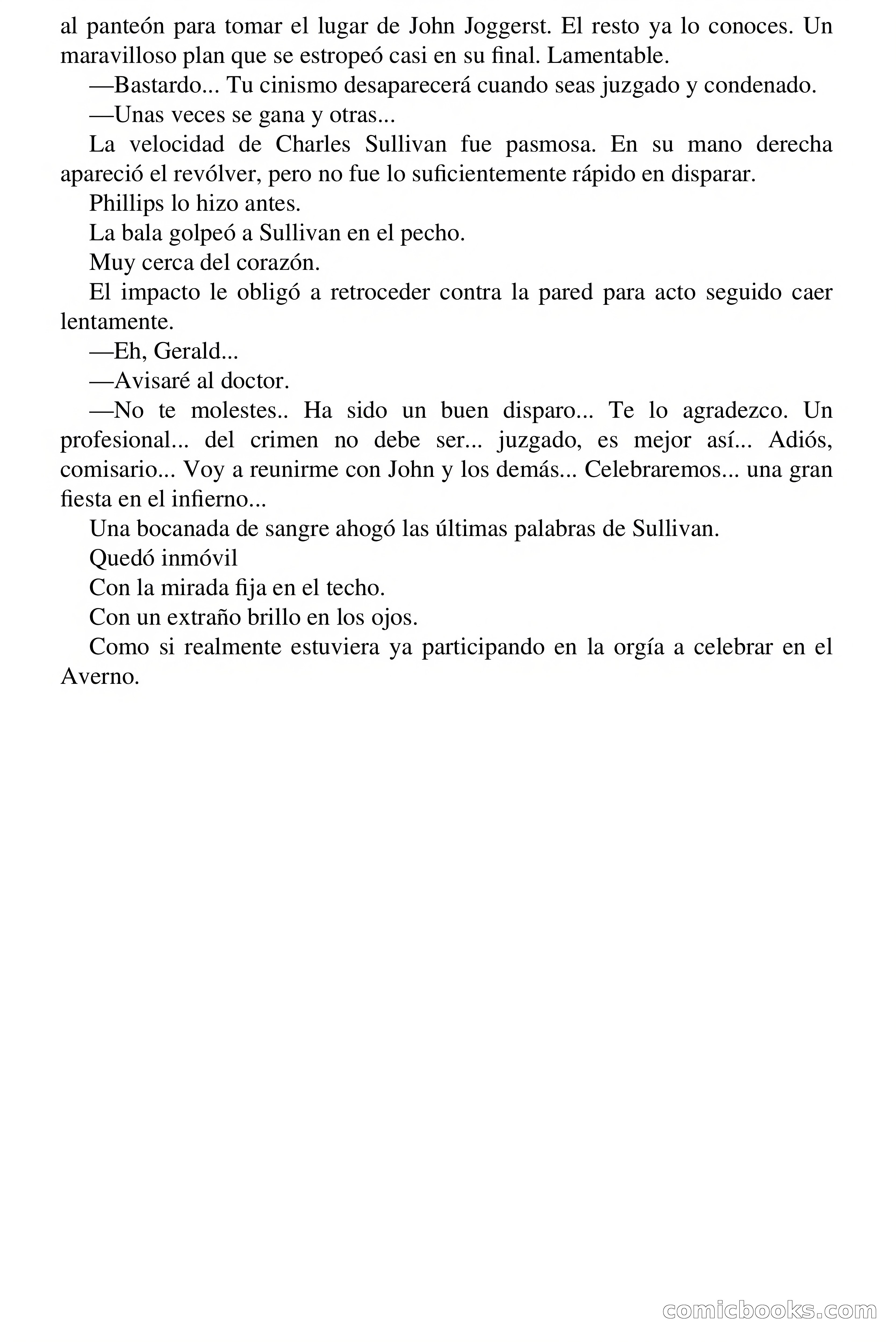 El difunto quiere vengarse — page 59 of 61