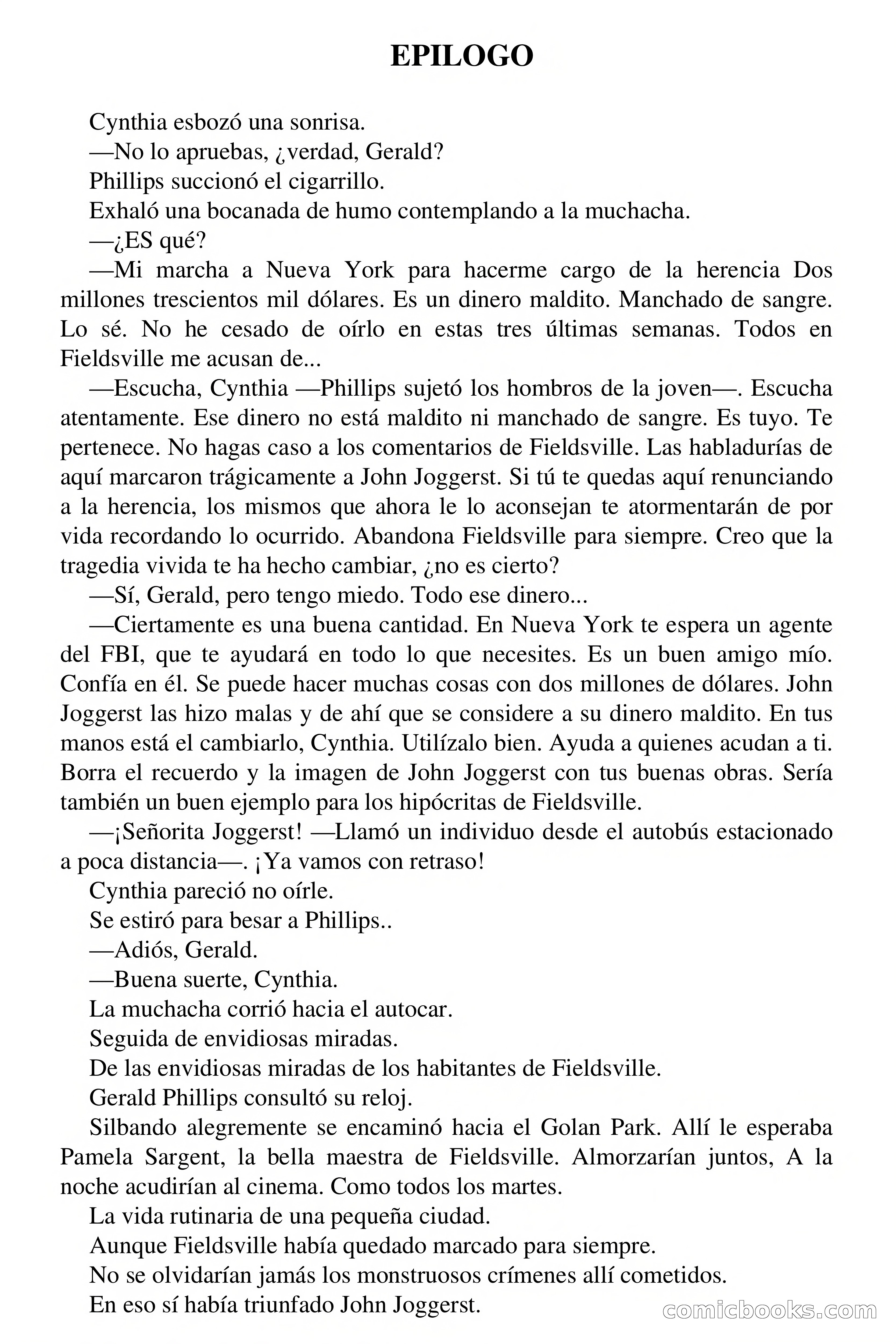 El difunto quiere vengarse — page 60 of 61
