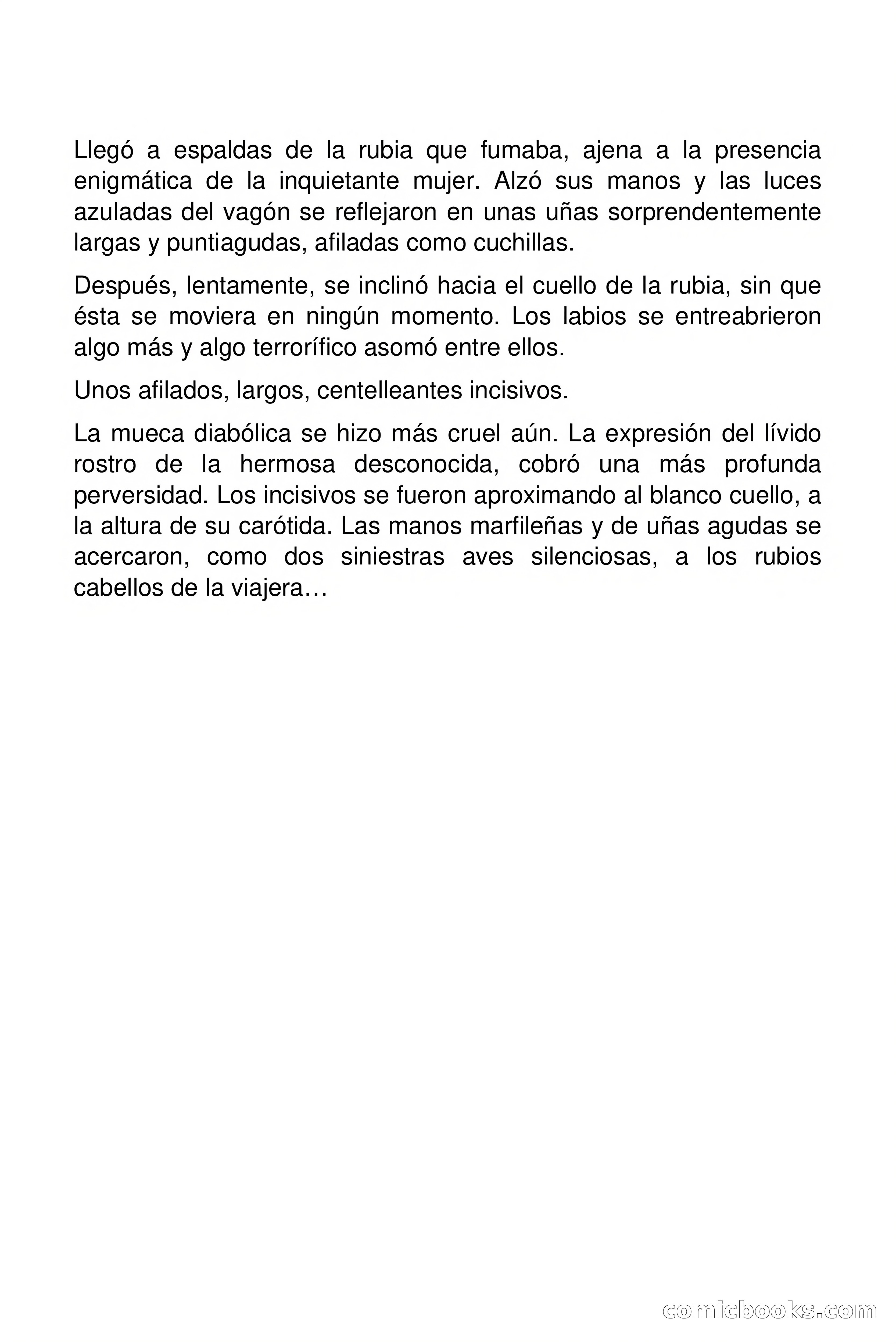La succión de las mujeres-vampiro — page 2 of 89
