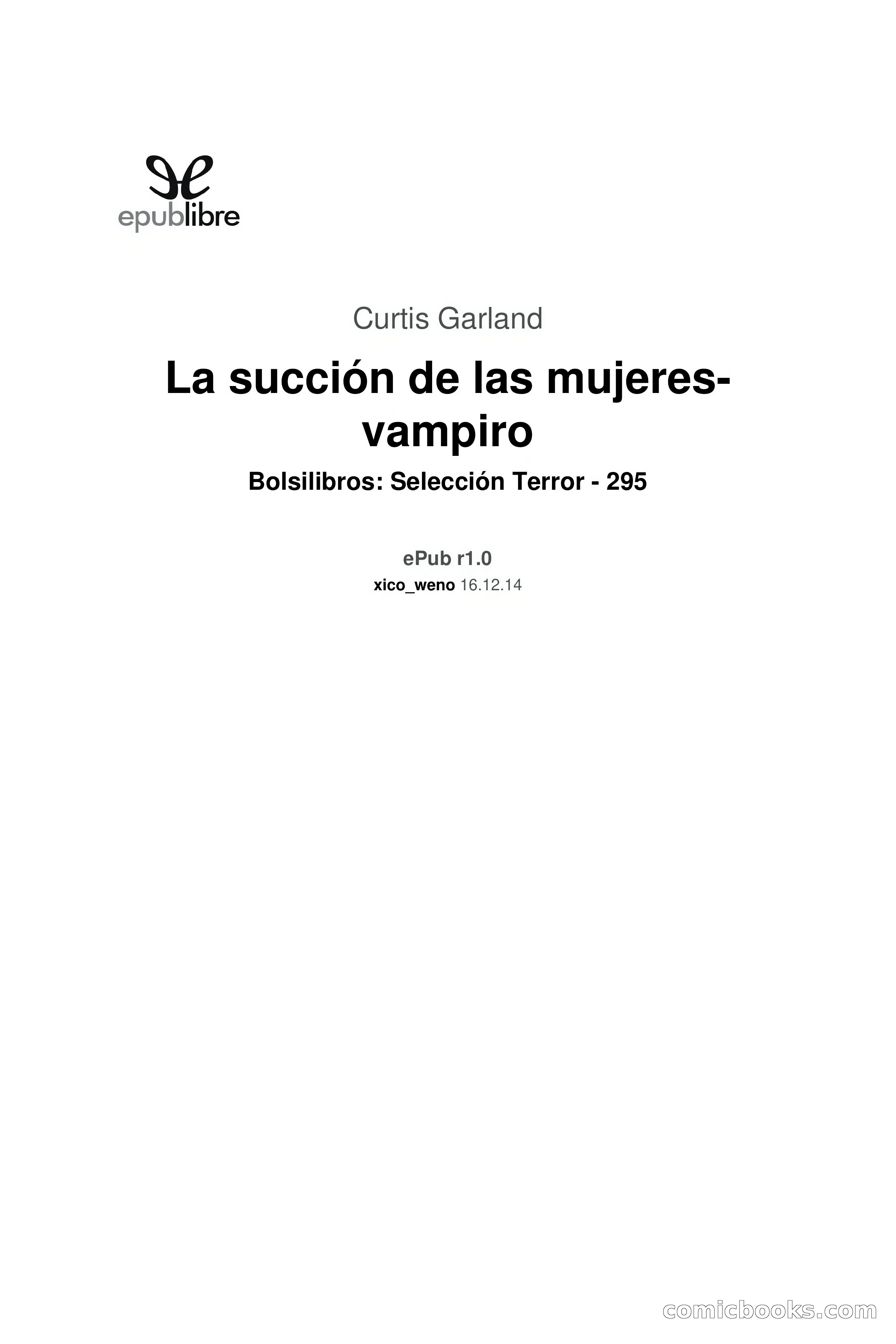 La succión de las mujeres-vampiro — page 3 of 89