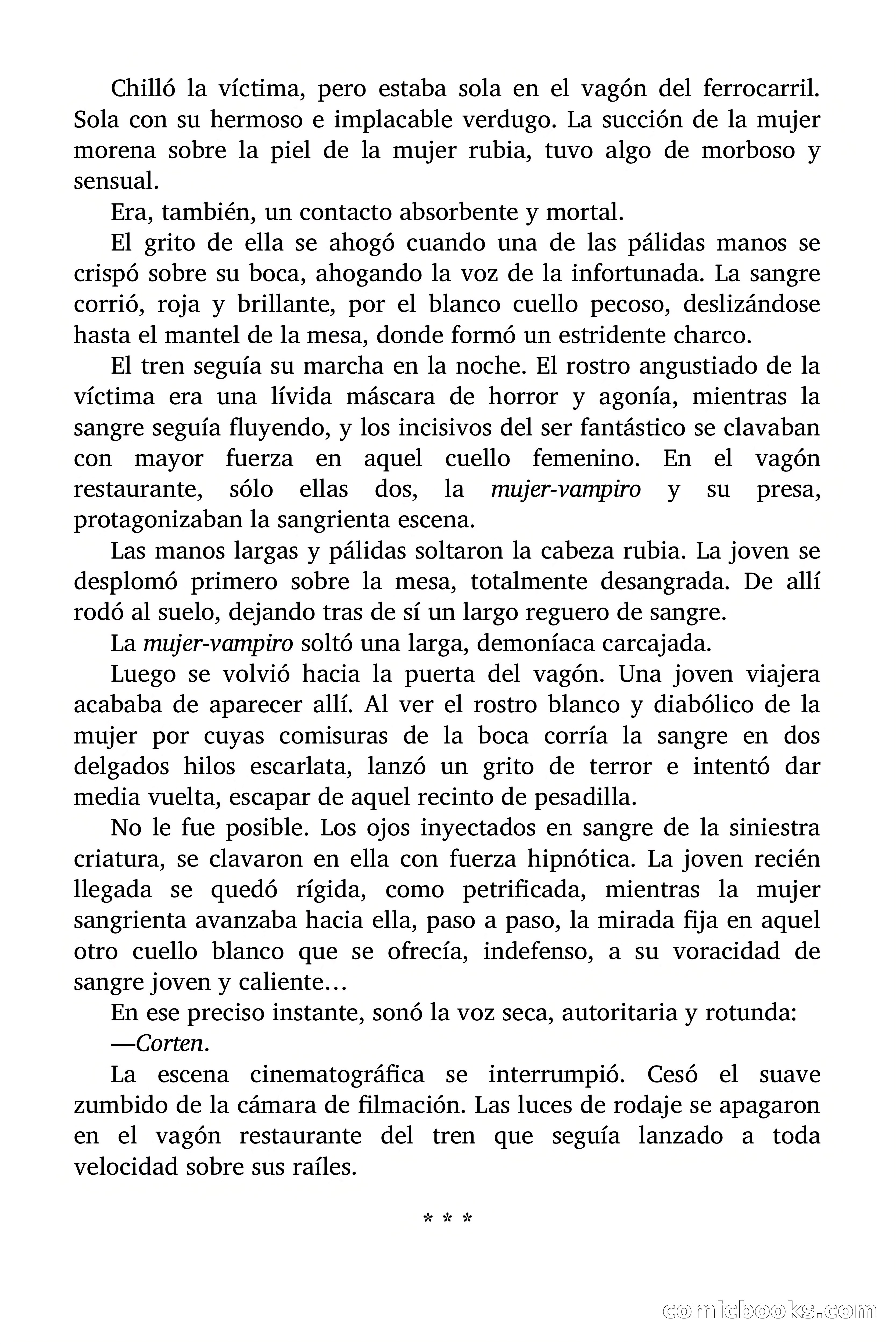 La succión de las mujeres-vampiro — page 8 of 89
