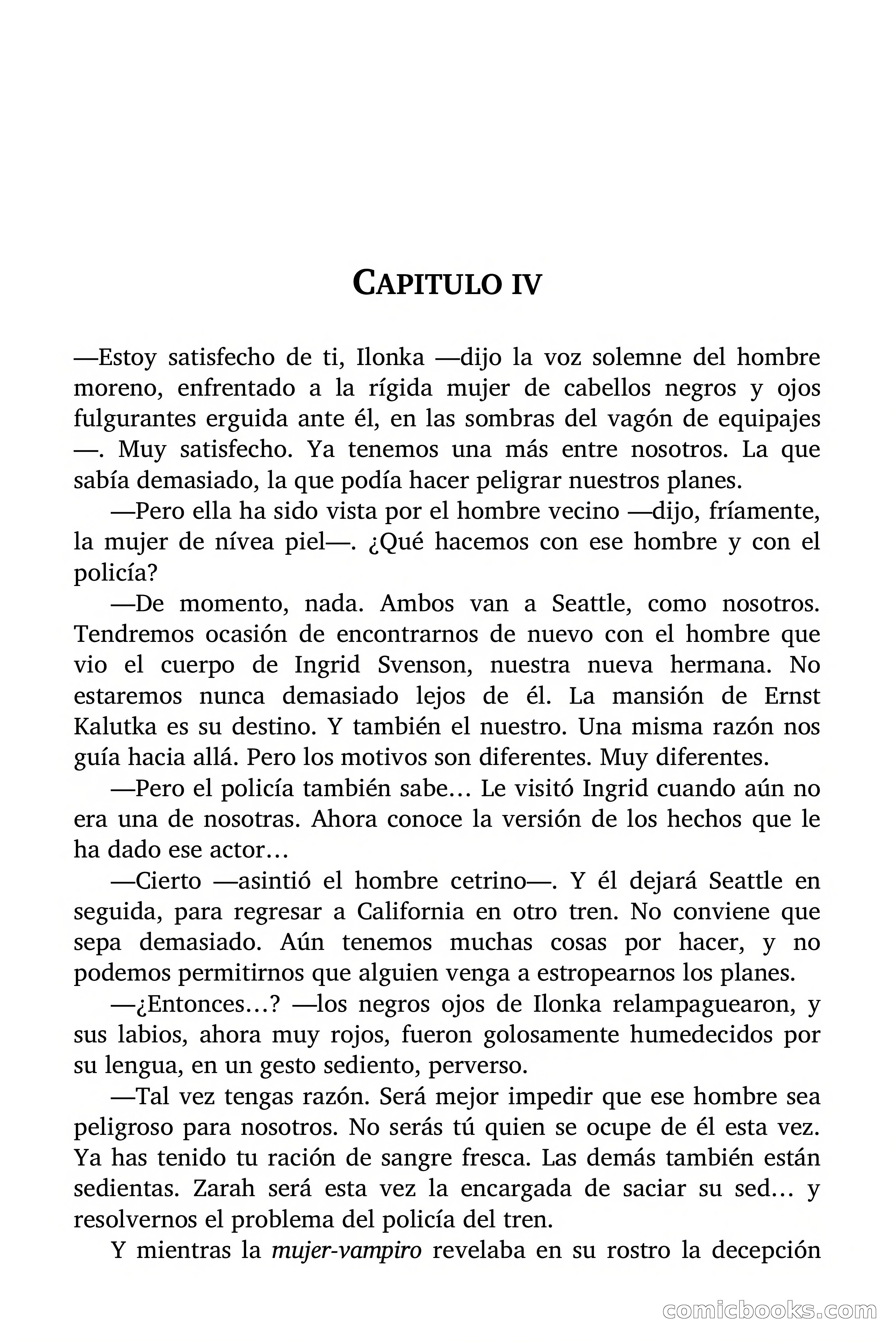 La succión de las mujeres-vampiro — page 36 of 89