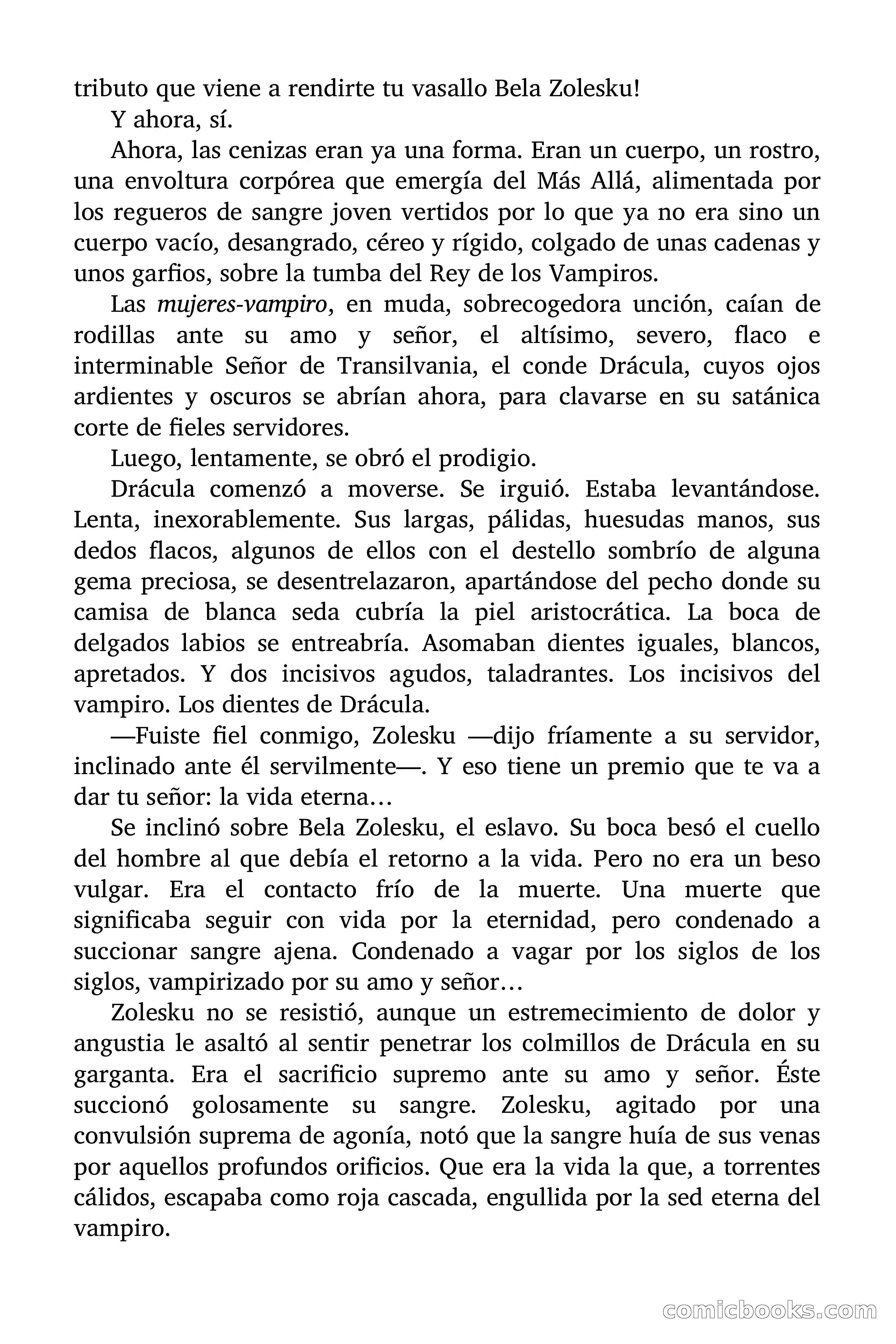 La succión de las mujeres-vampiro — page 76 of 89