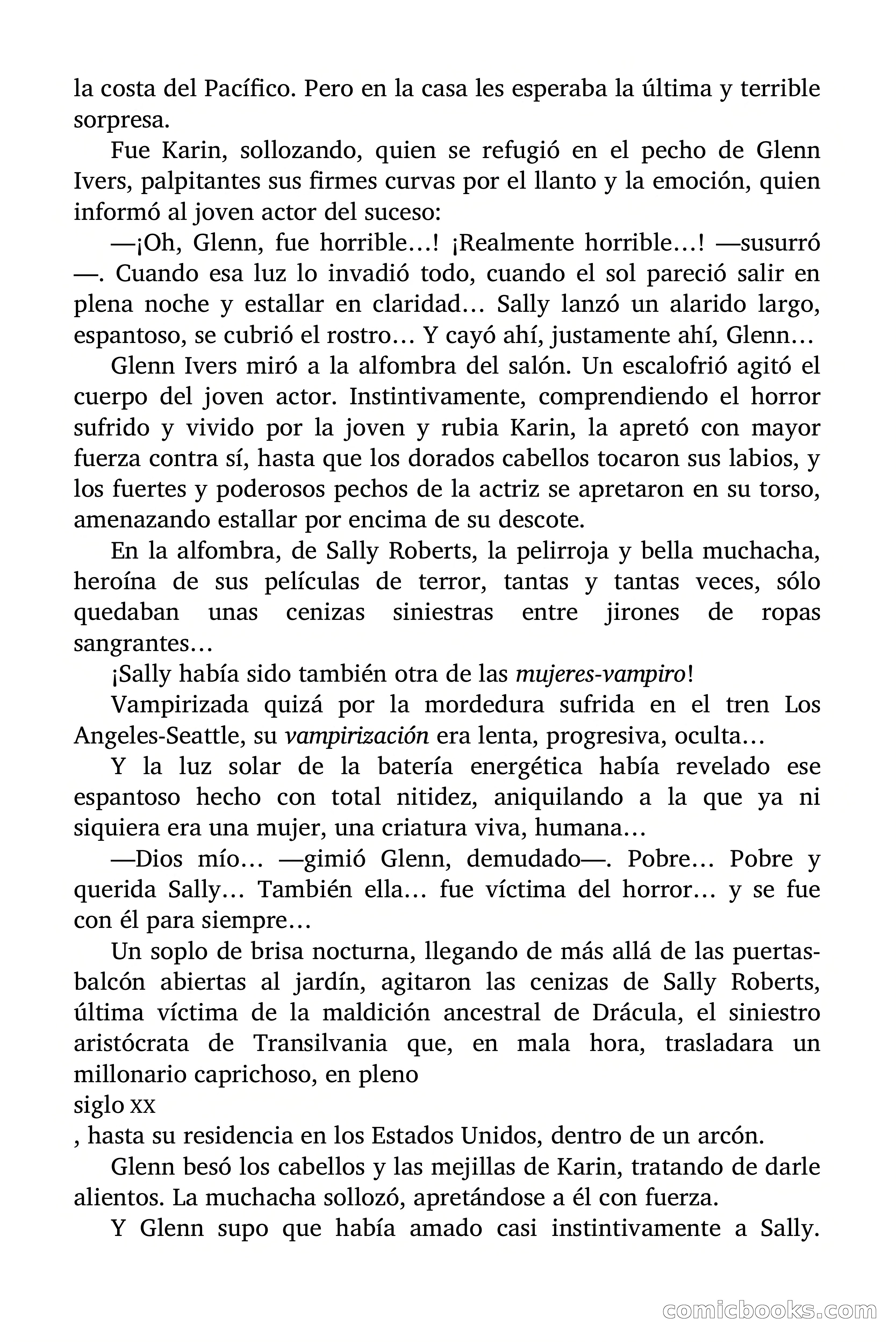 La succión de las mujeres-vampiro — page 83 of 89