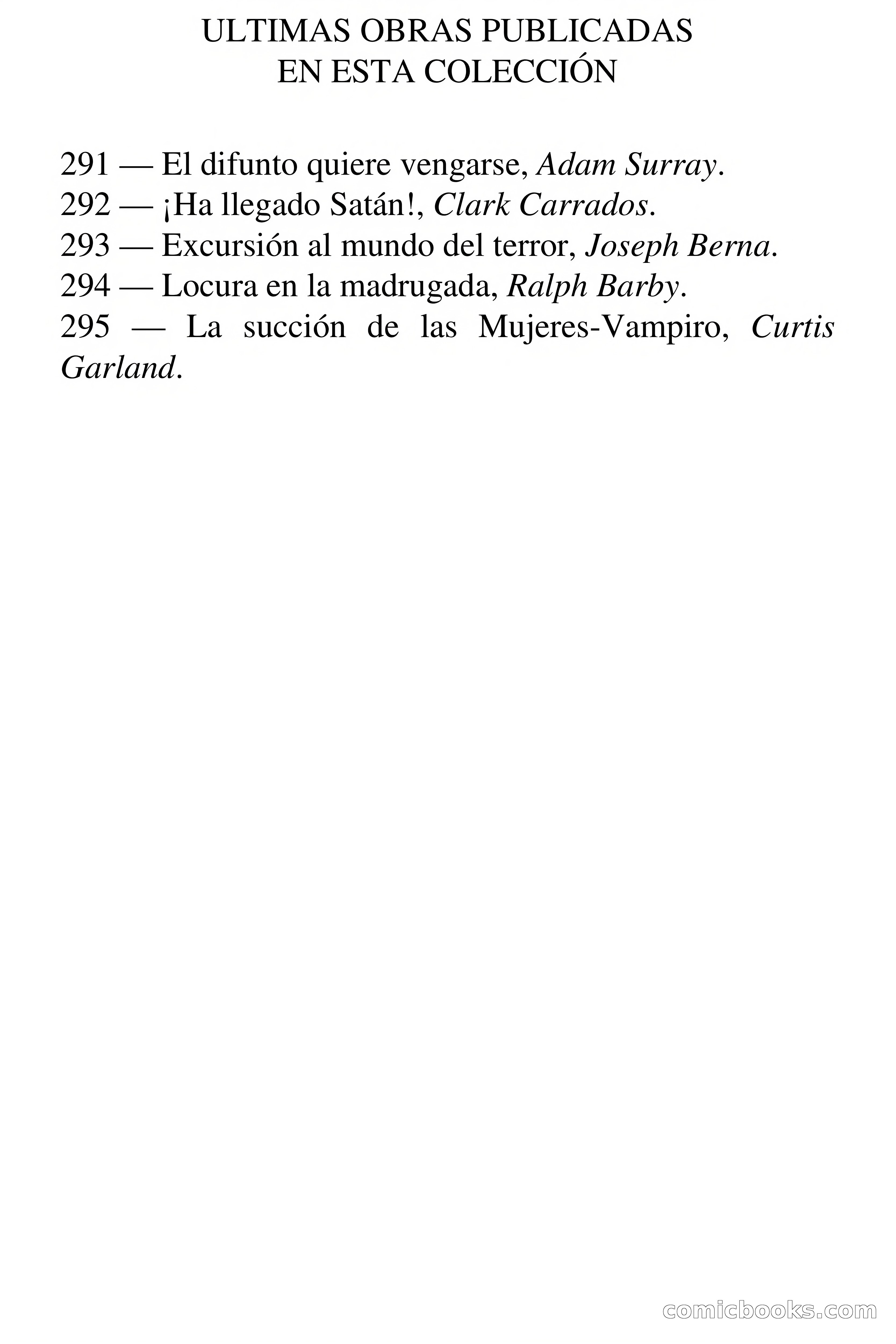 Clark Carrados: La sangre del diablo — page 3 of 73
