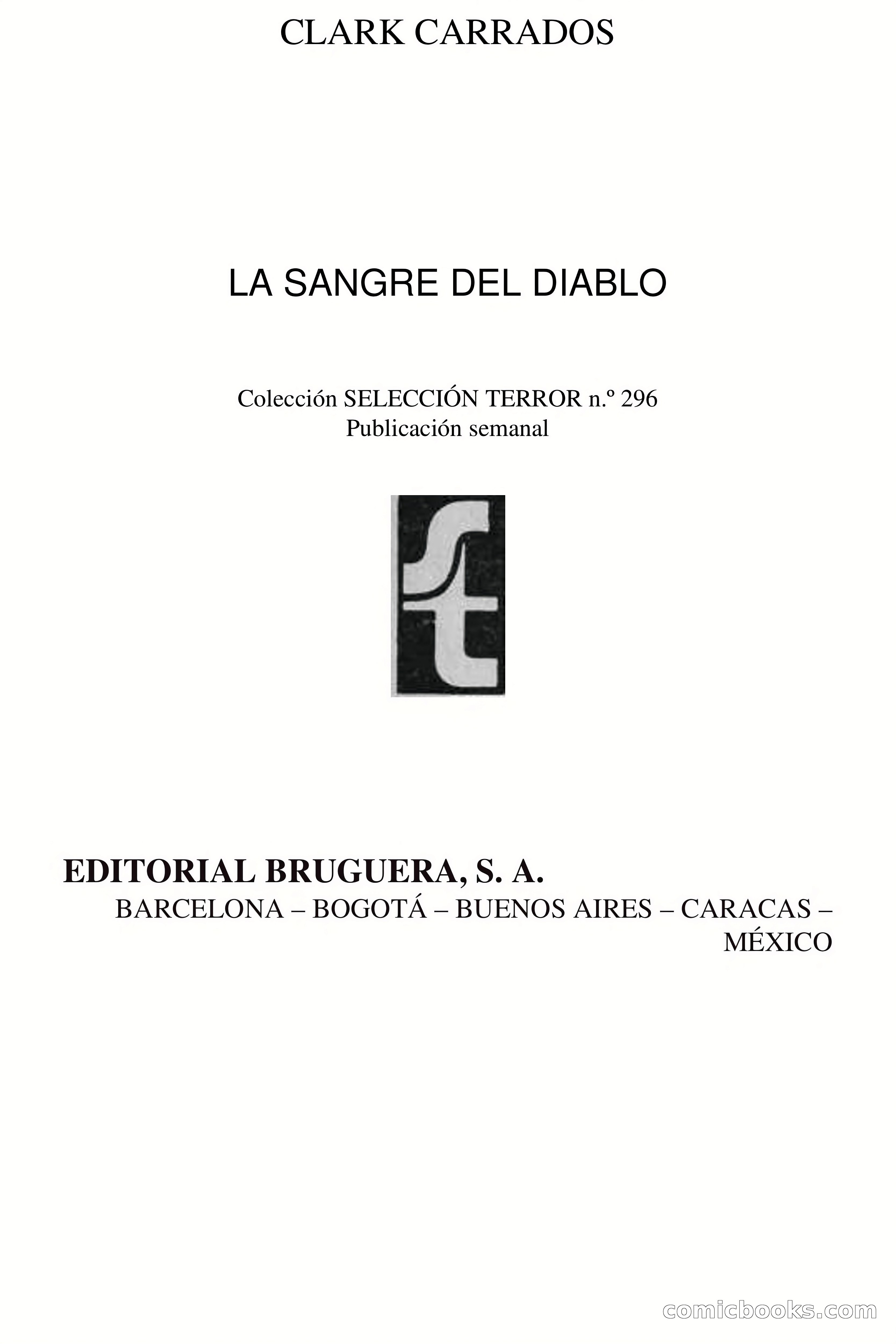 Clark Carrados: La sangre del diablo — page 4 of 73