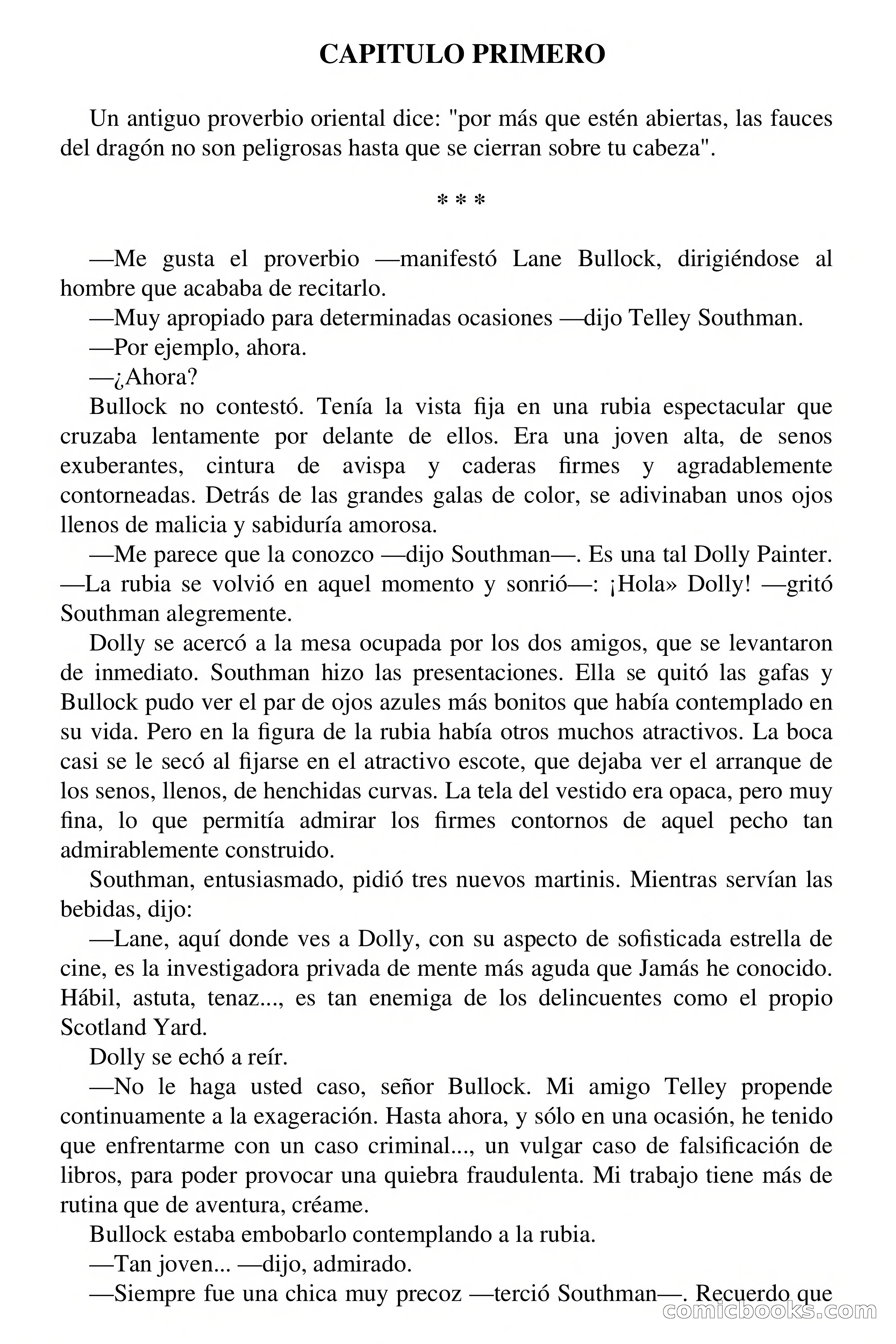 Clark Carrados: Las fauces del dragón — page 6 of 69