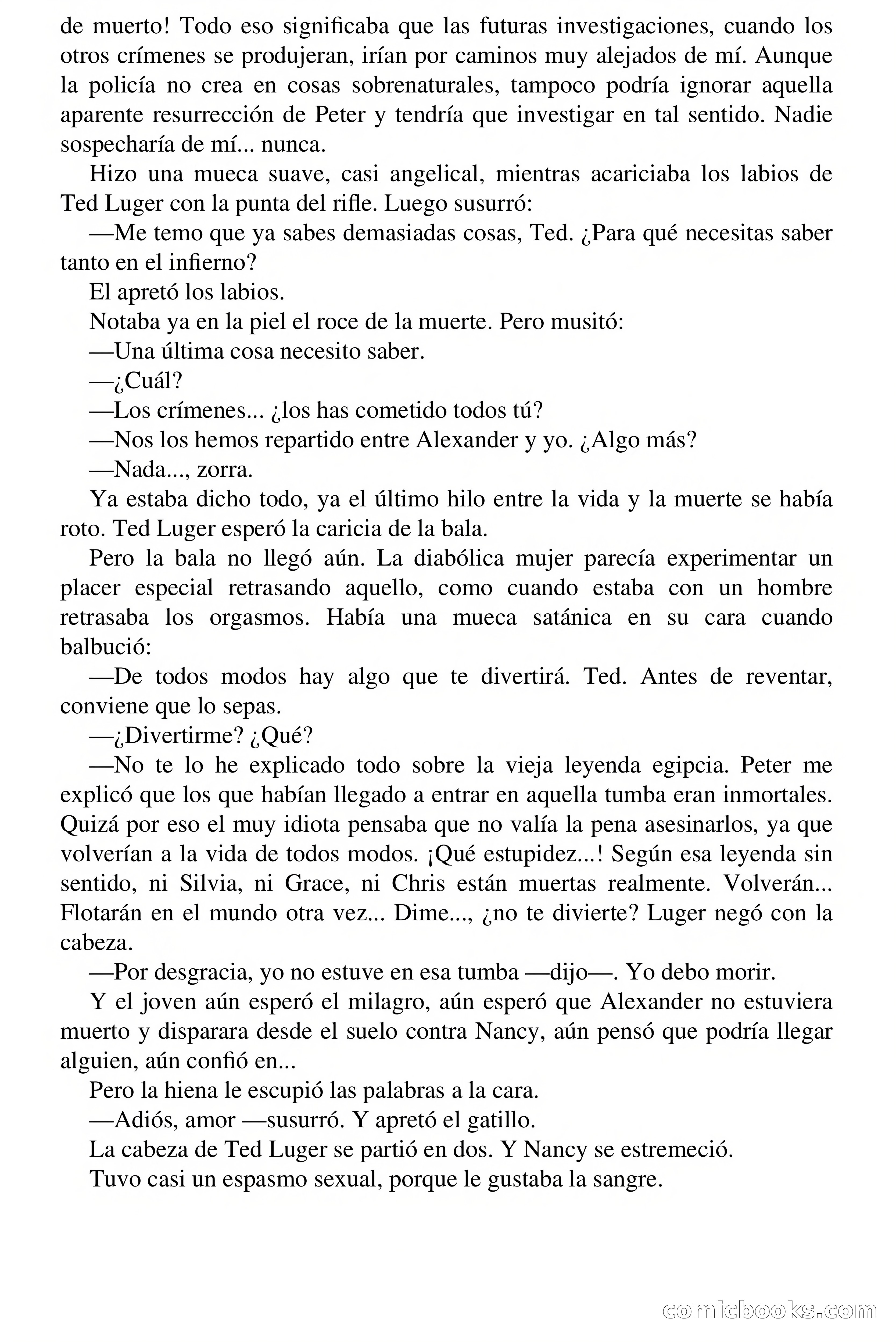 Selección Terror: Silver Kane — Un abrigo de piel de hiena — page 56 of 59