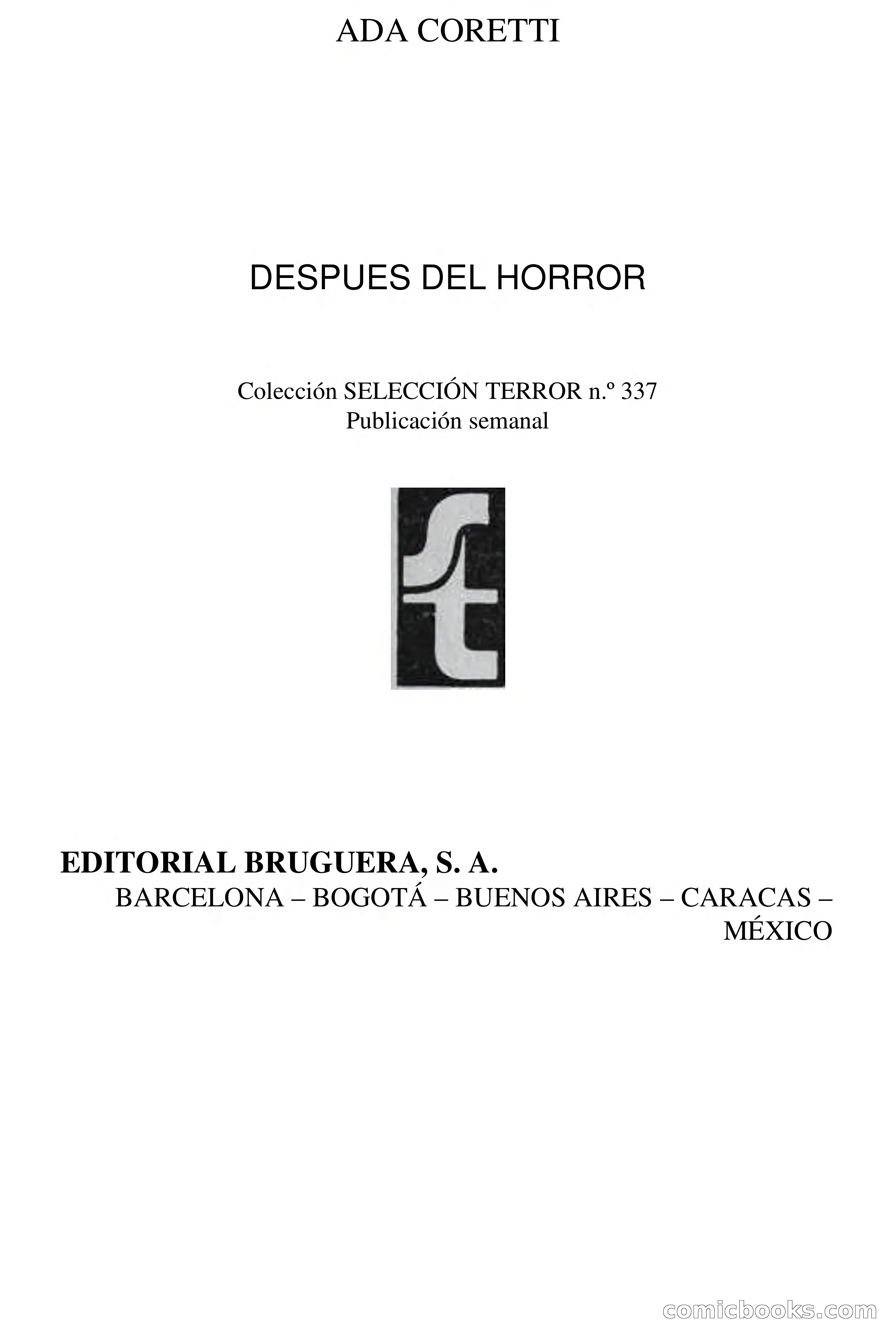 Selección Terror: Después del Horror — page 4 of 62