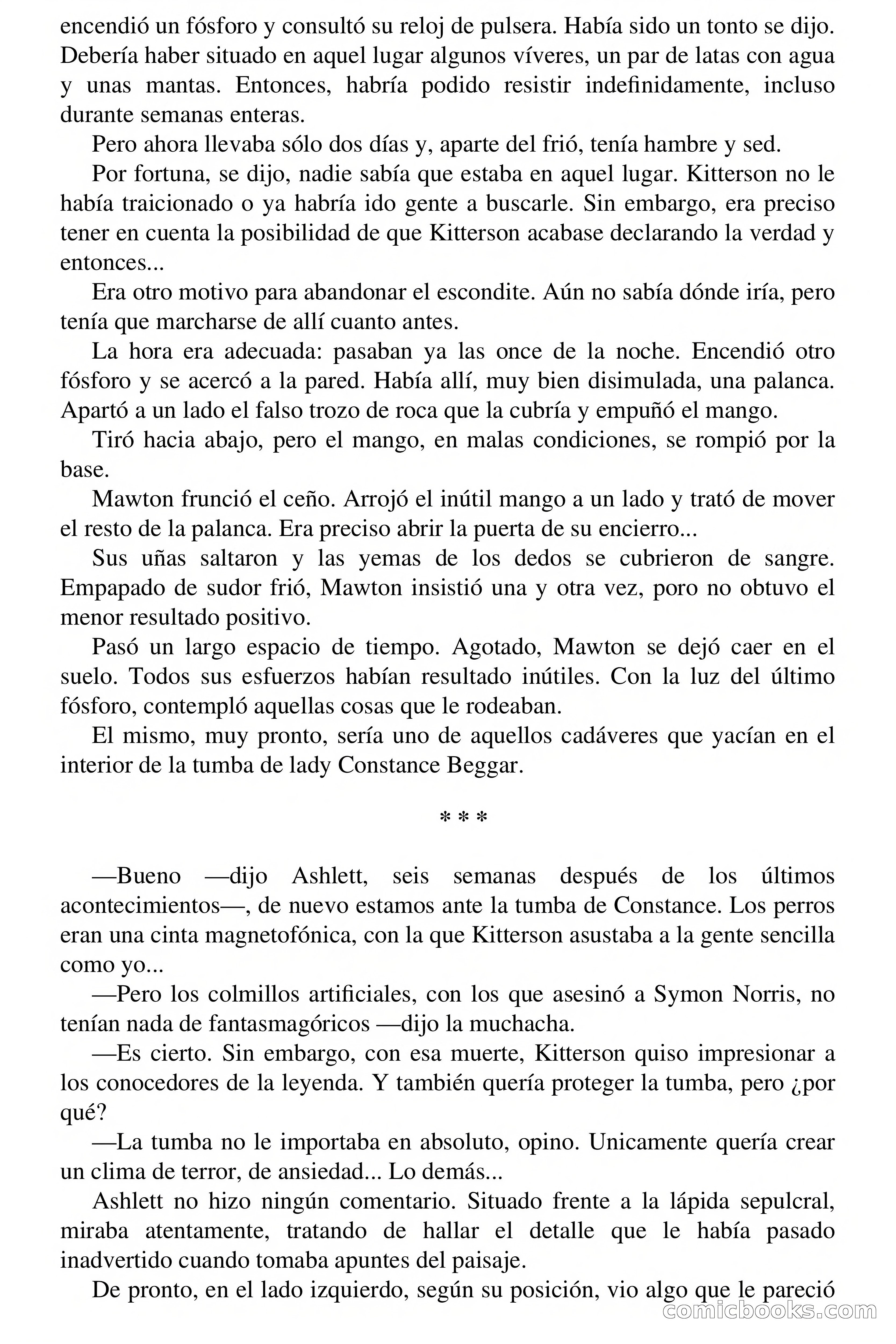 Clark Carrados: Historia de una tumba — page 70 of 72