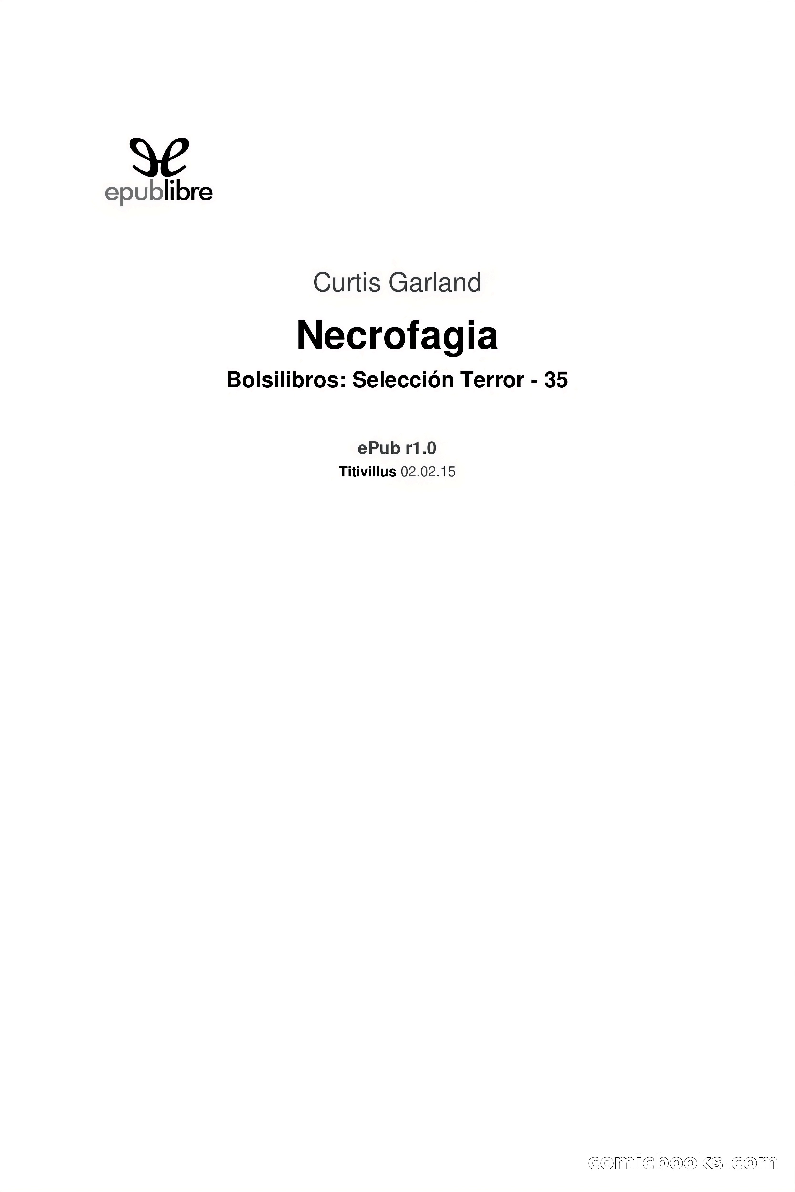 Selección Terror: Necrofagia — page 3 of 94