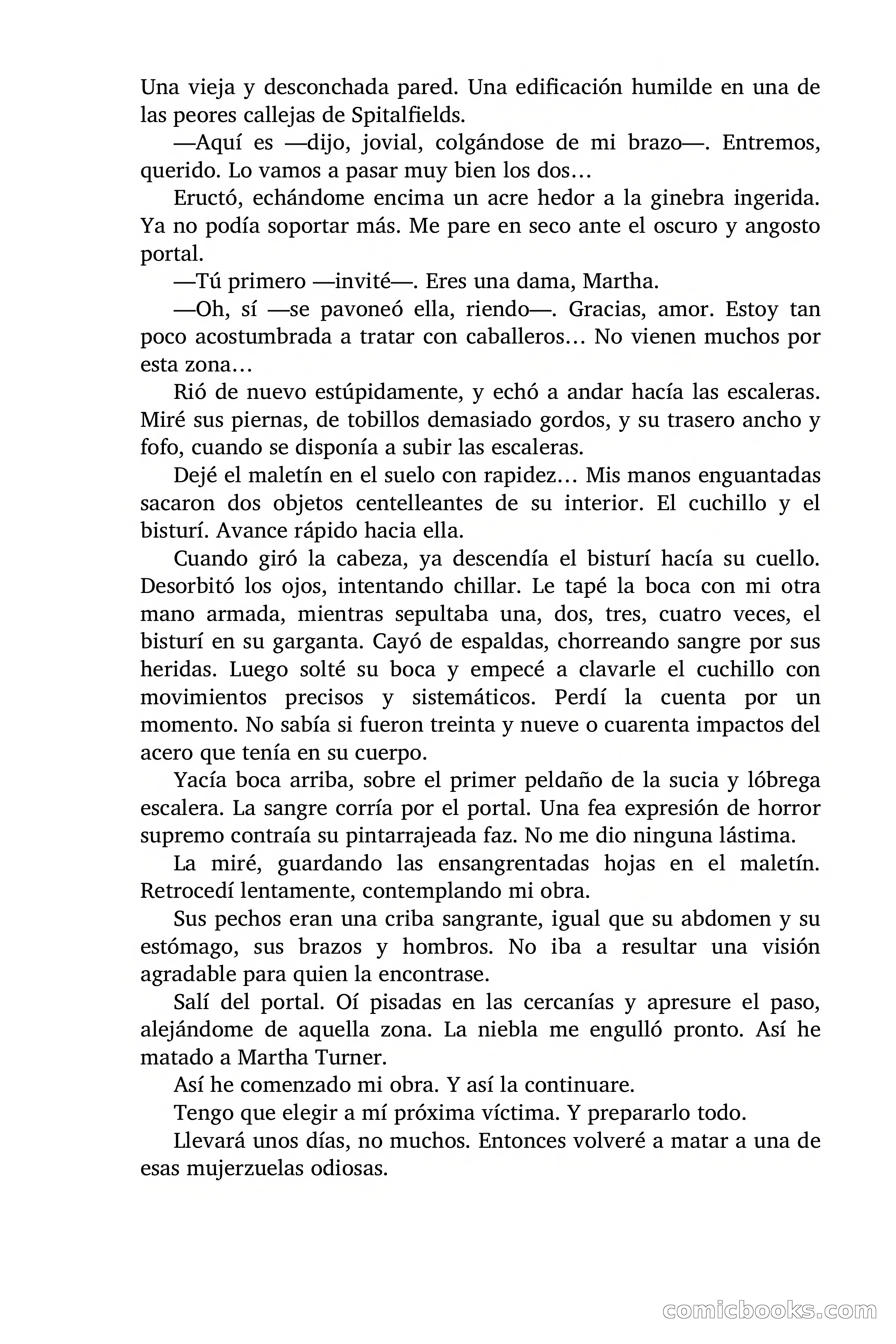 Selección Terror: Yo, «El Destripador» — page 12 of 101