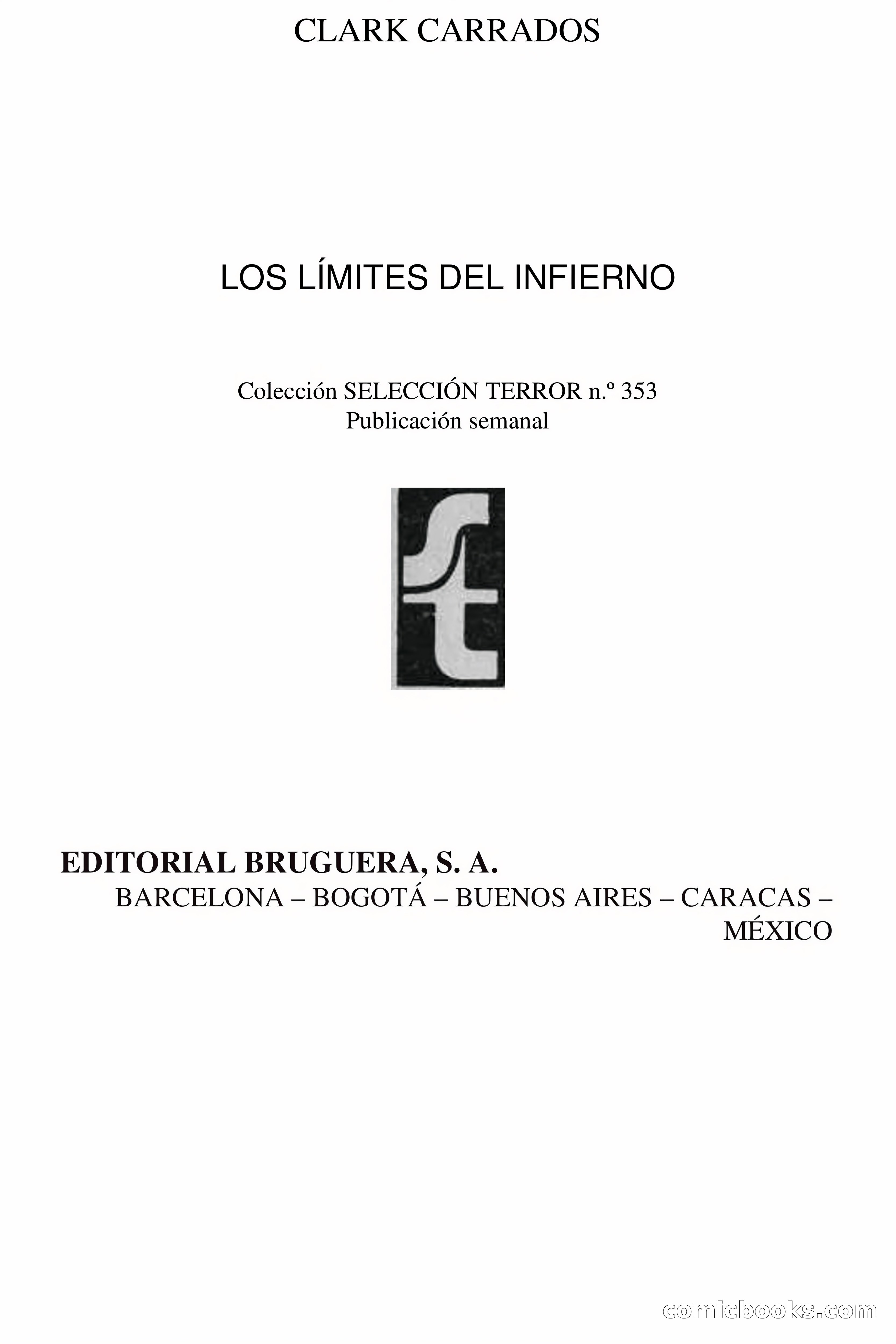 Clark Carrados: Los límites del infierno — page 4 of 70