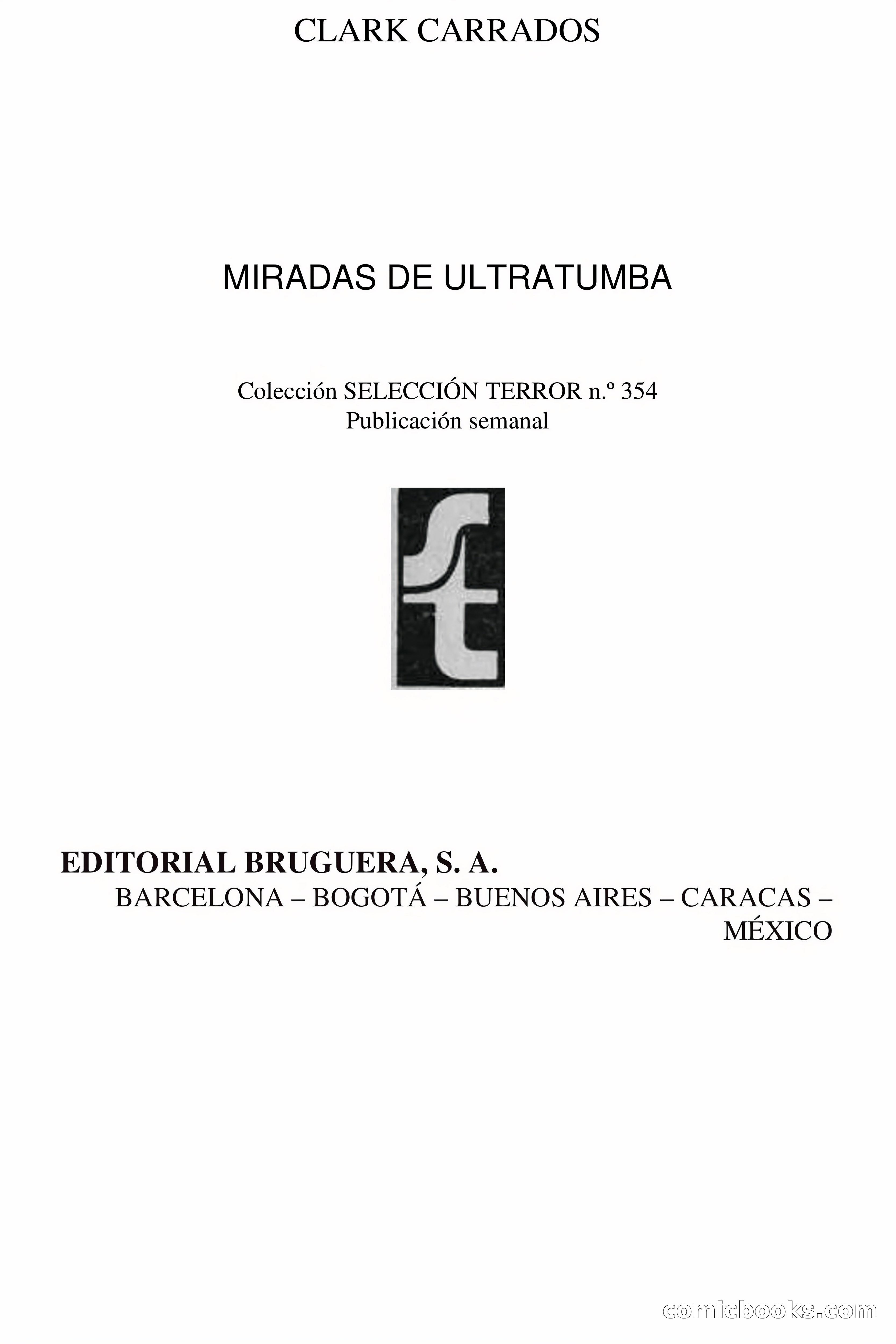 Selección Terror: Miradas de Ultratumba — page 4 of 71