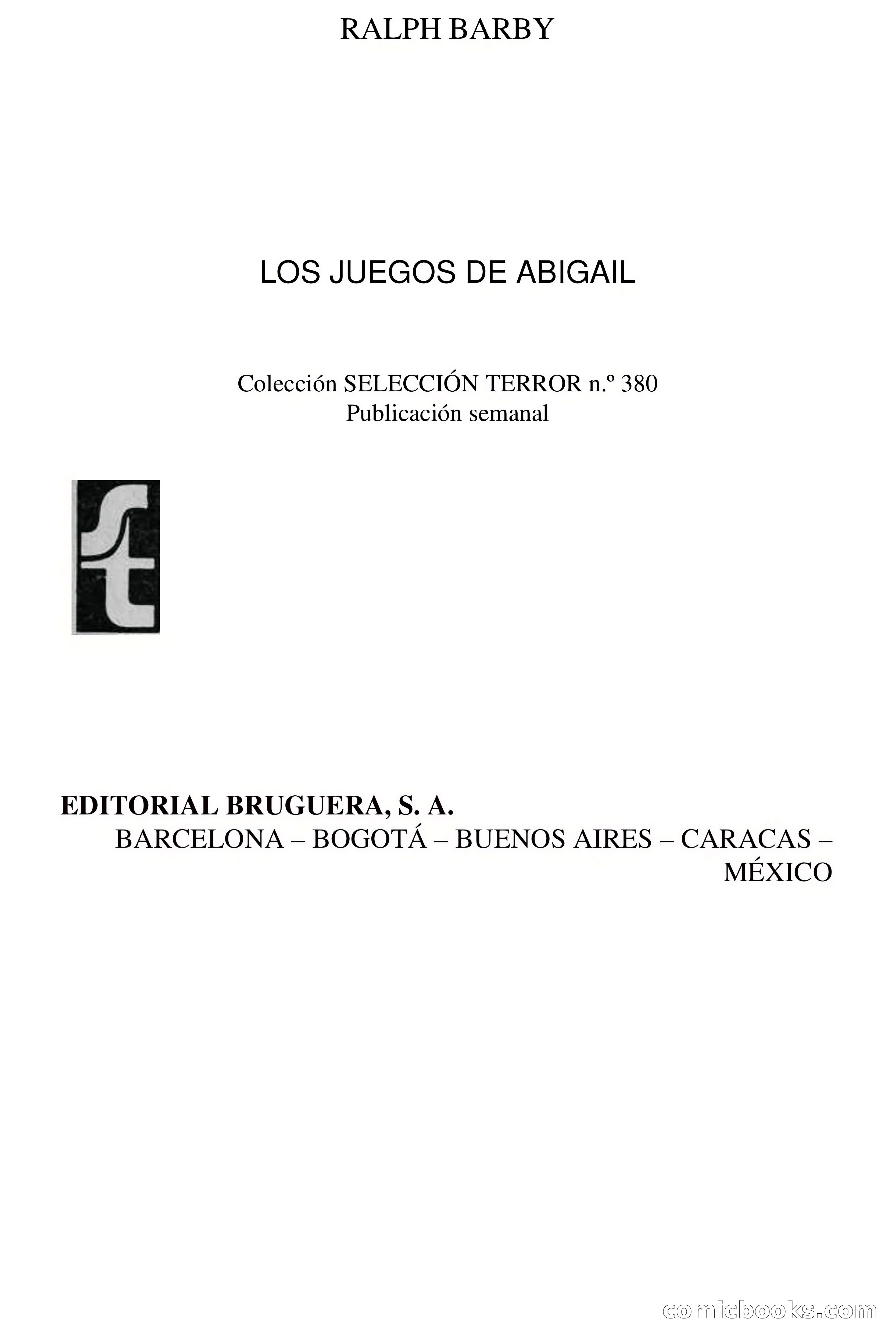 Selección Terror: Los Juegos de Abigail — page 4 of 67