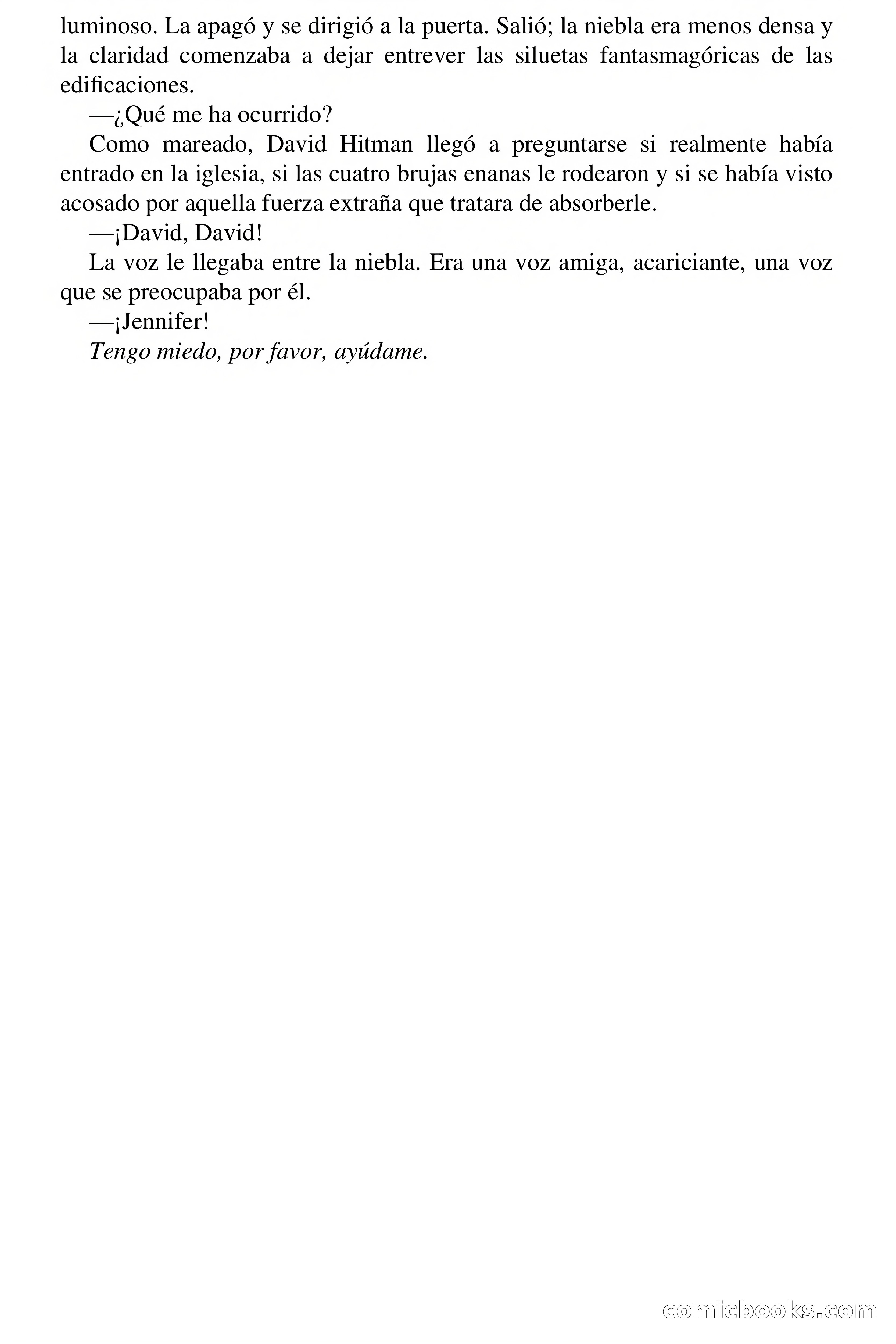 Tengo miedo, ayúdame — page 35 of 64