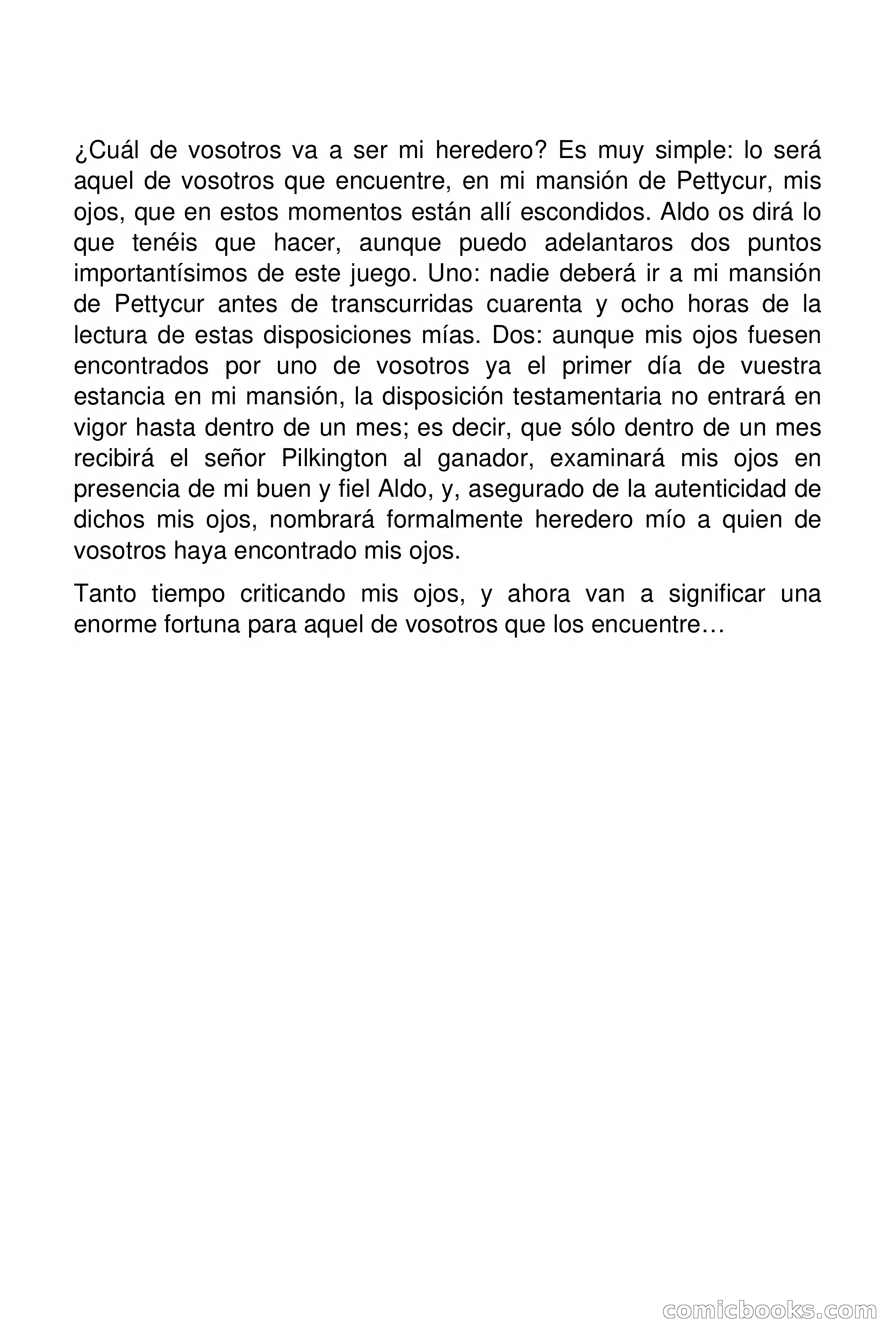 Los pérfidos ojos del muerto — page 2 of 85