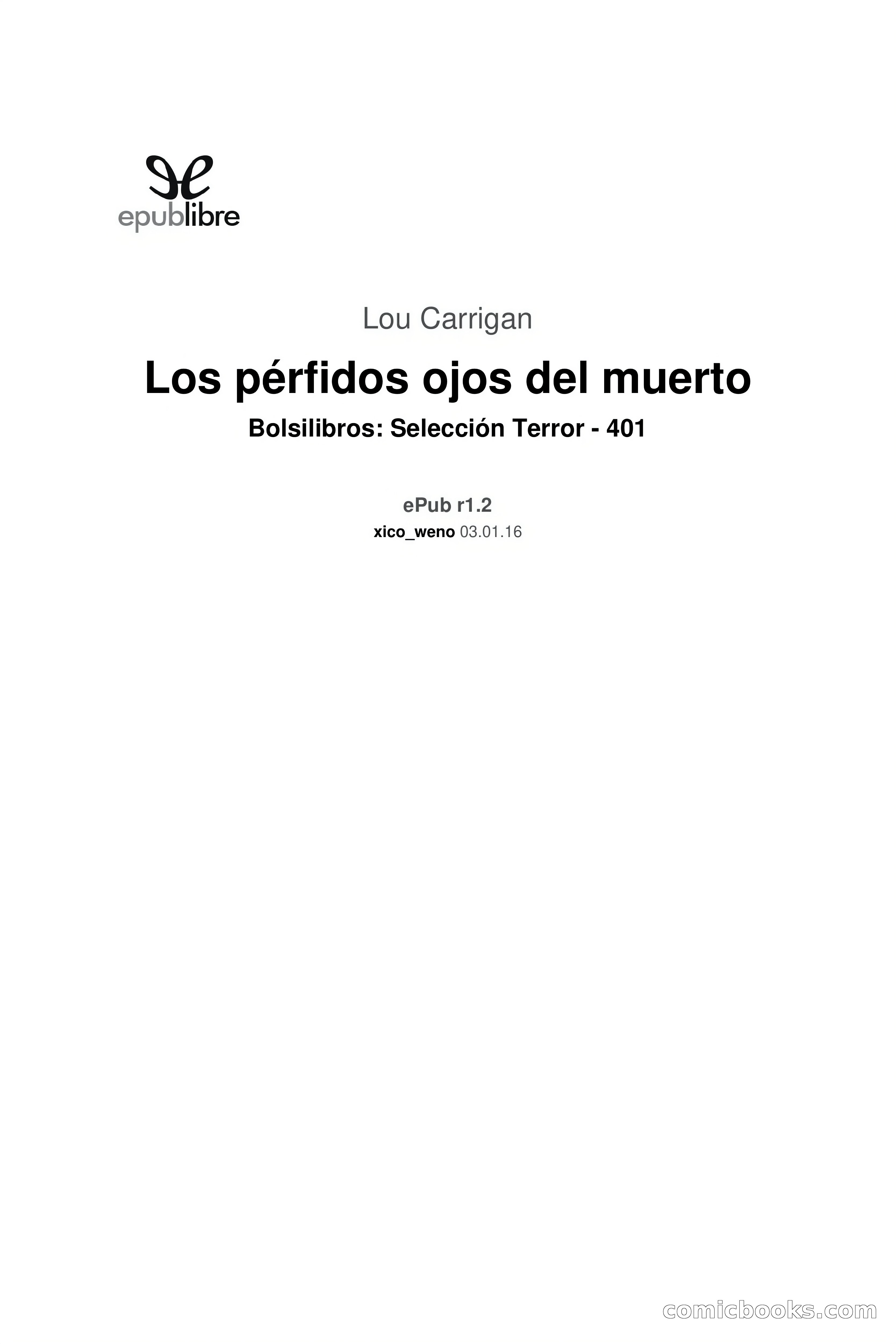Los pérfidos ojos del muerto — page 3 of 85