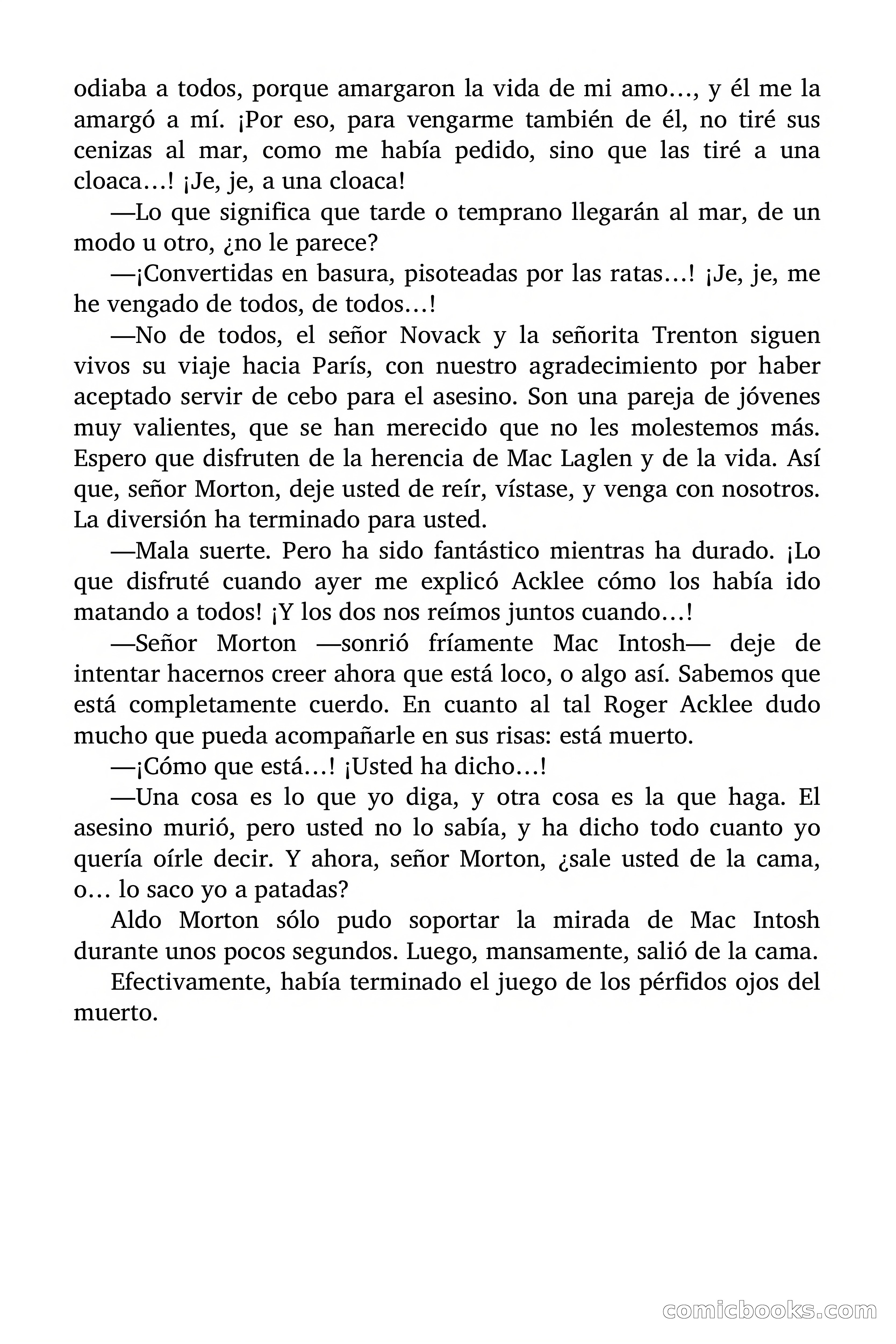 Los pérfidos ojos del muerto — page 82 of 85