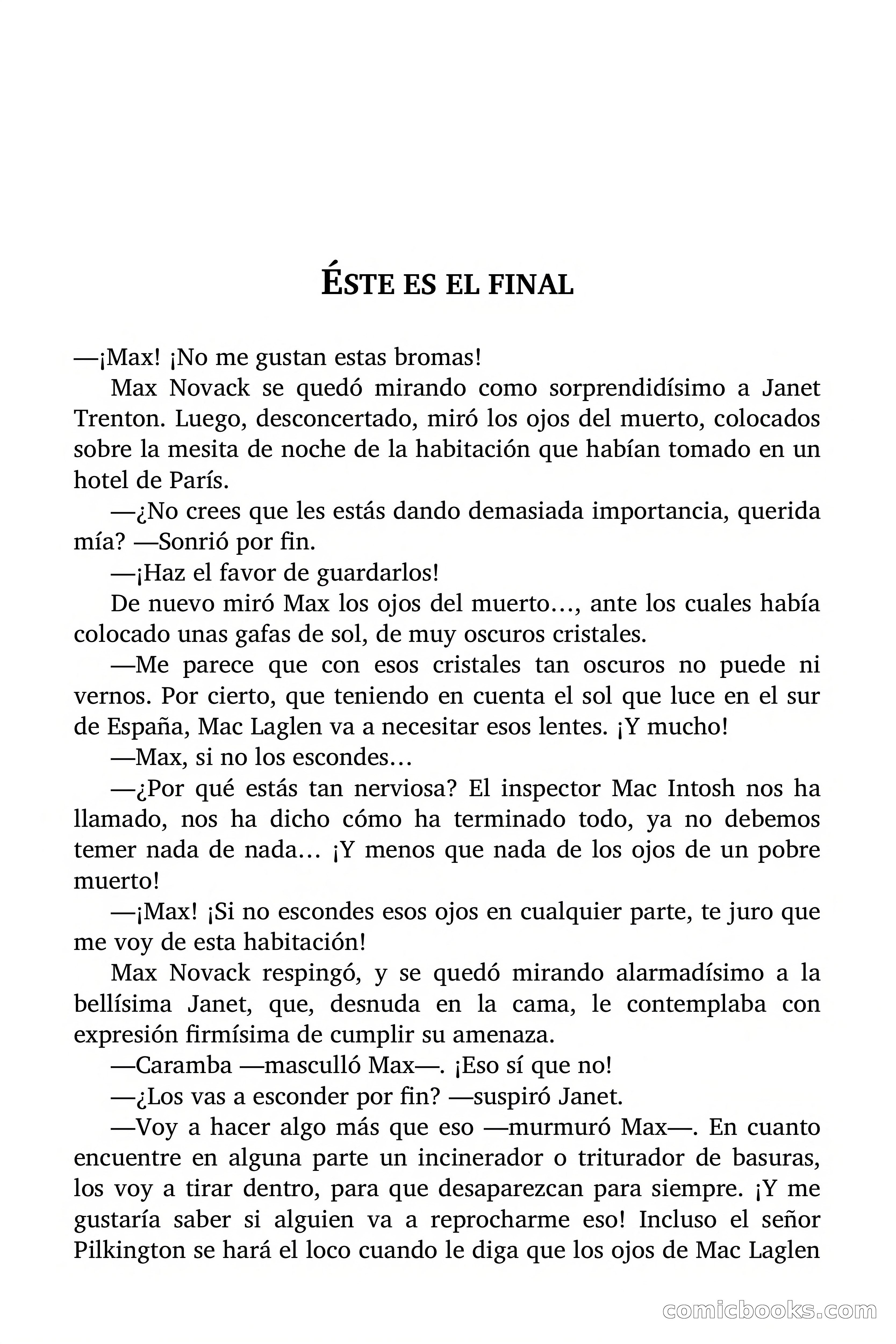 Los pérfidos ojos del muerto — page 83 of 85