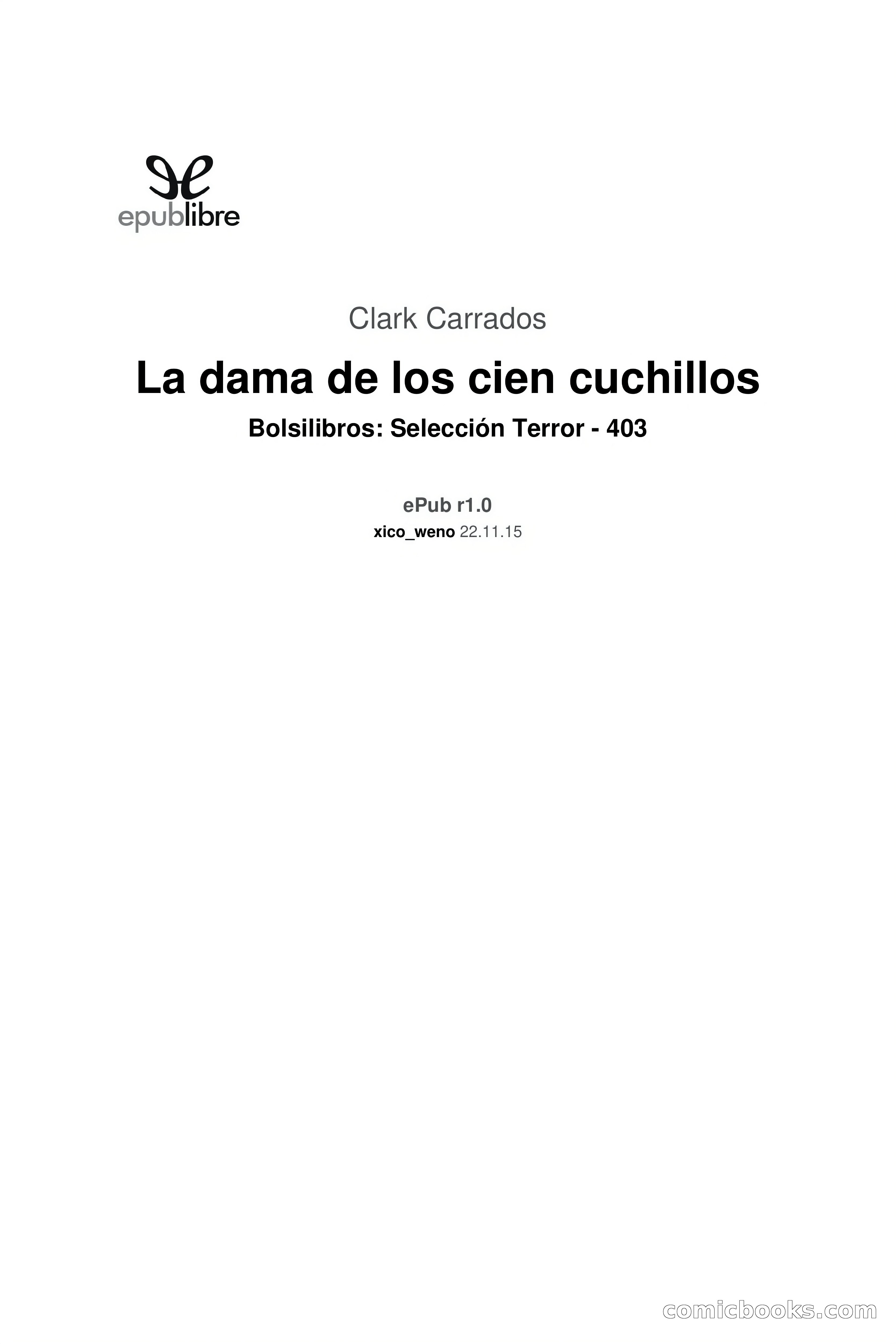 La Dama de los Cien Cuchillos — page 3 of 91