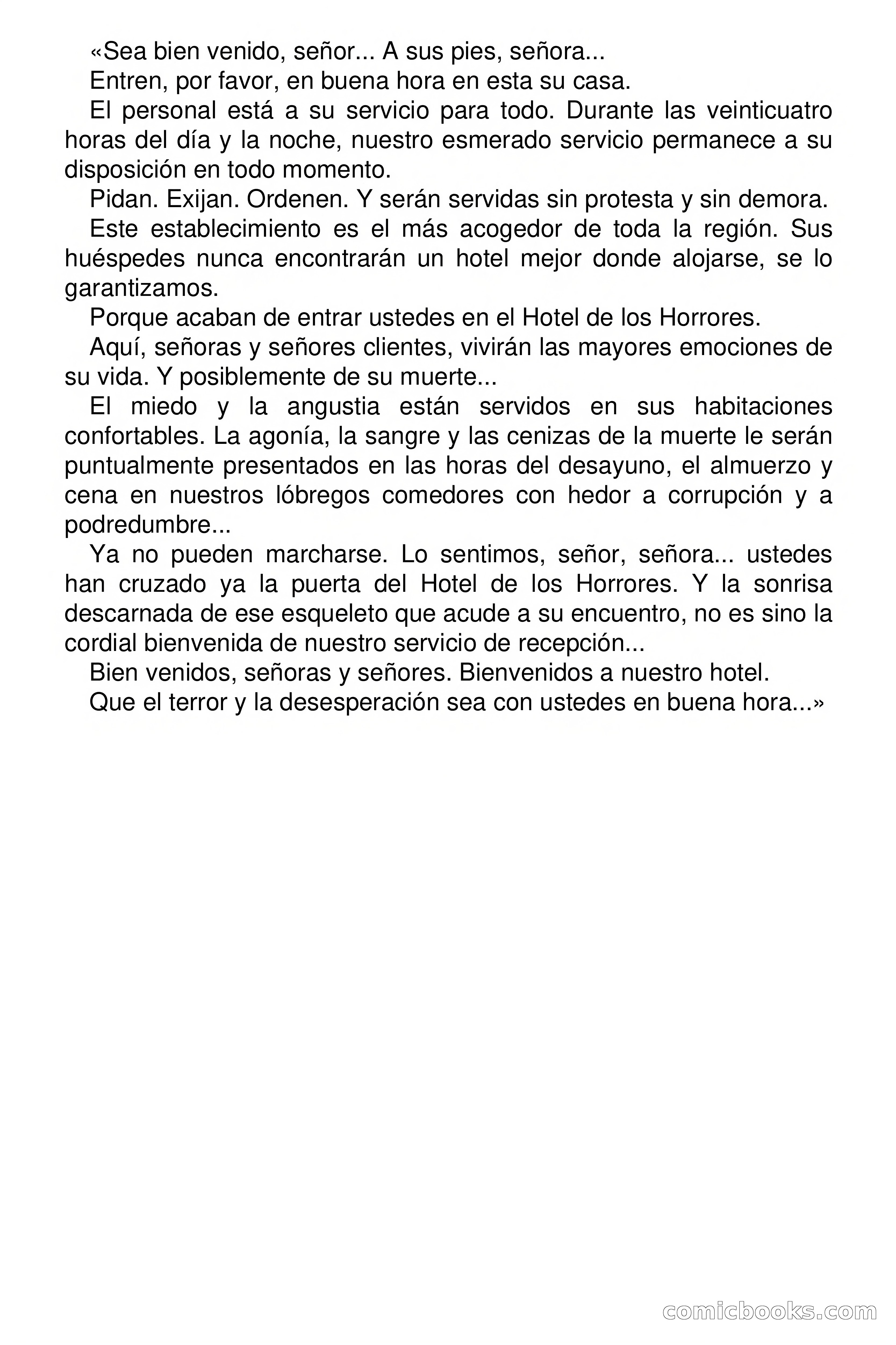 Hotel de Horrores — page 5 of 72