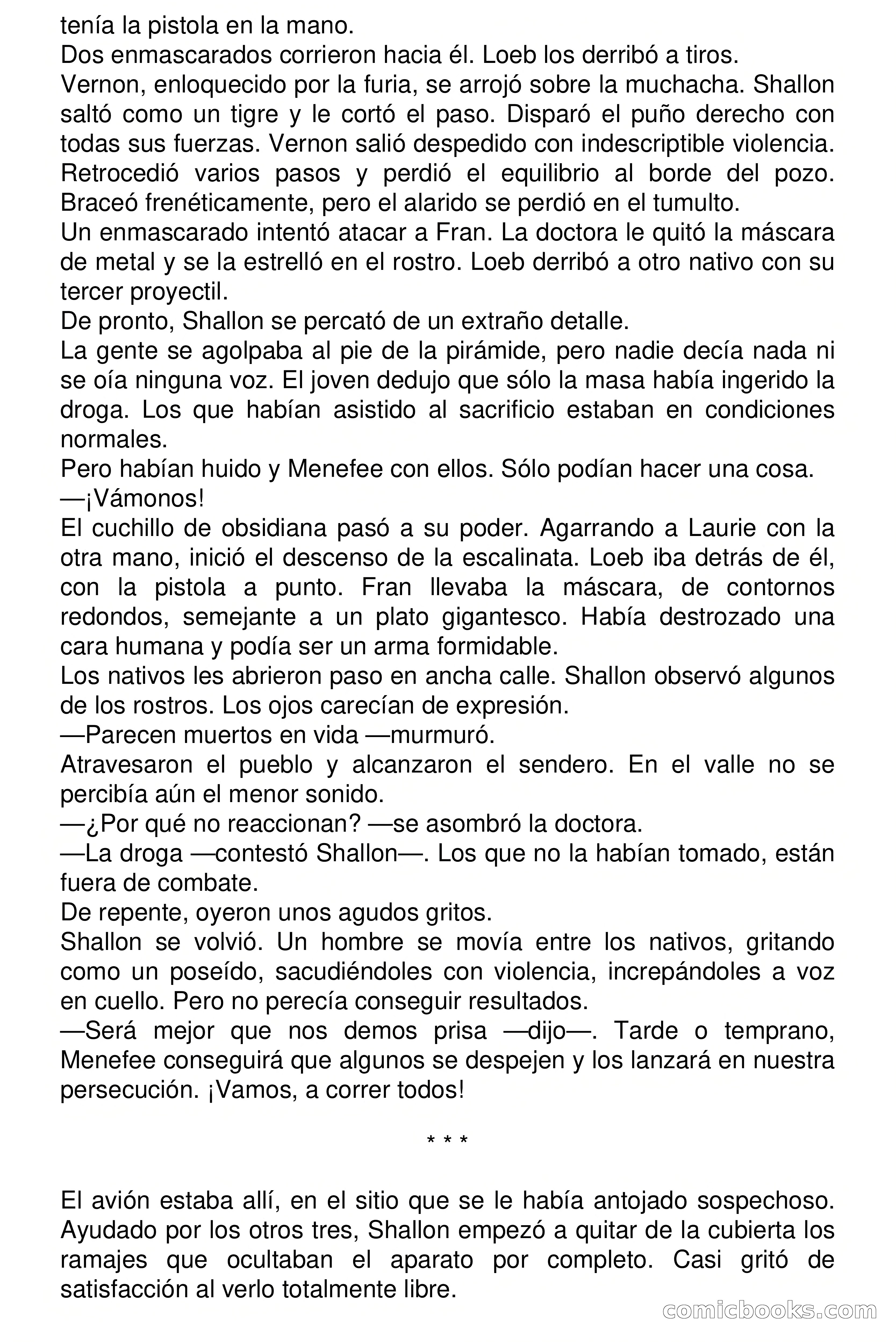Vuelo al Valle del Miedo — page 93 of 99