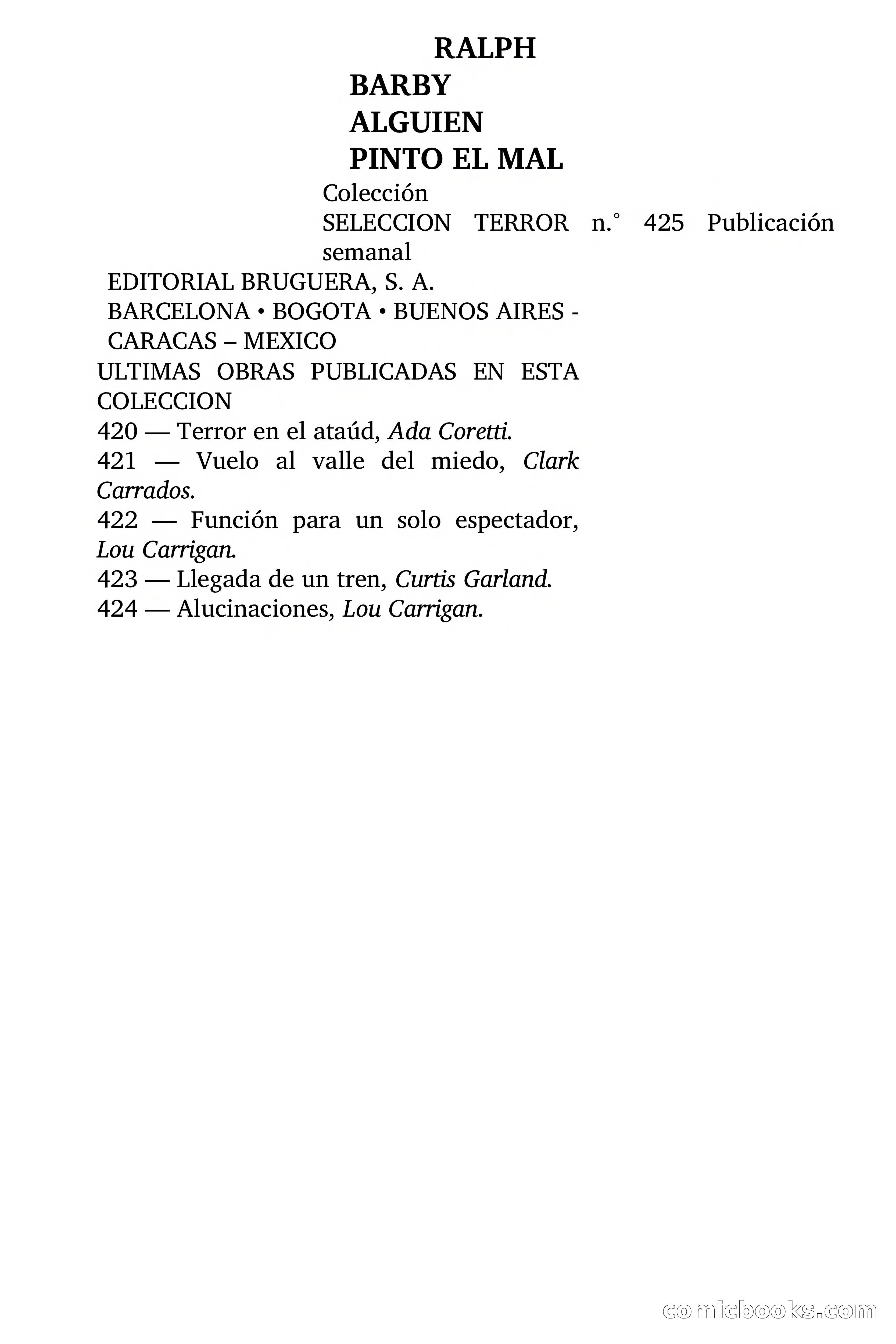 Selección Terror: Alguien pintó el mal — page 3 of 113
