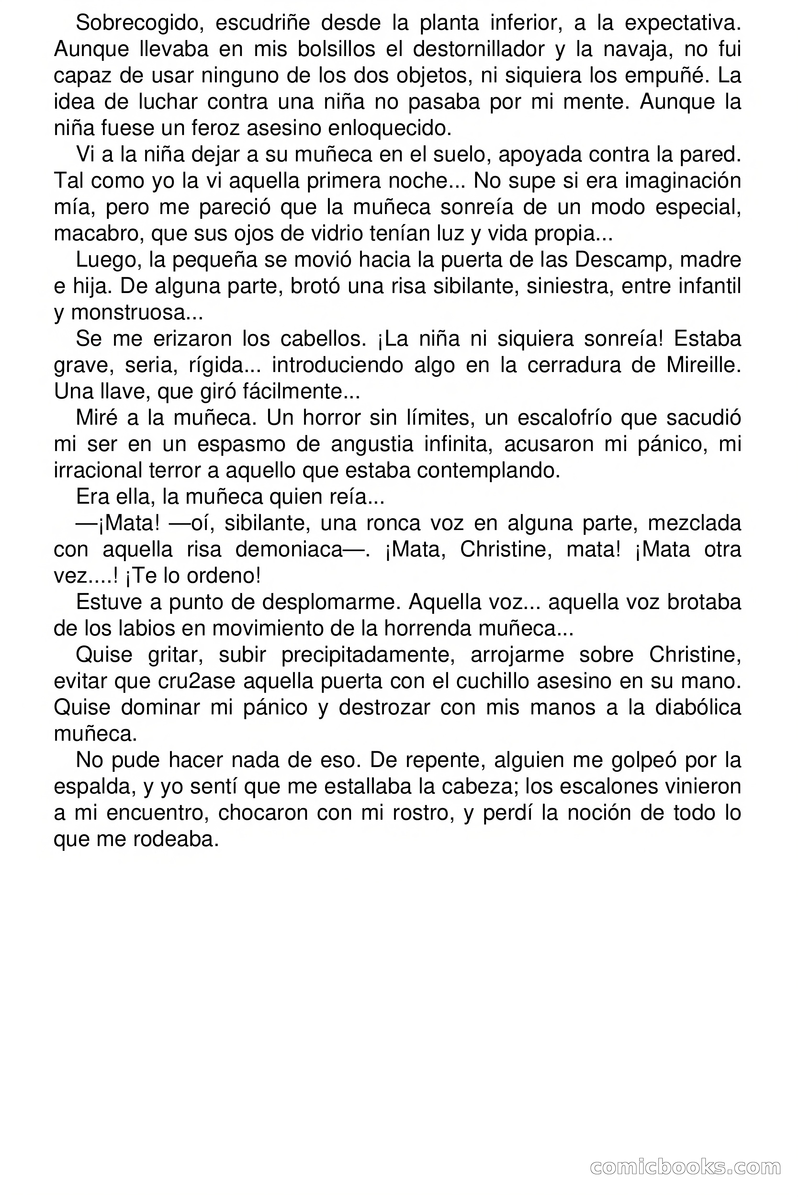La espantosa muñeca — page 69 of 75