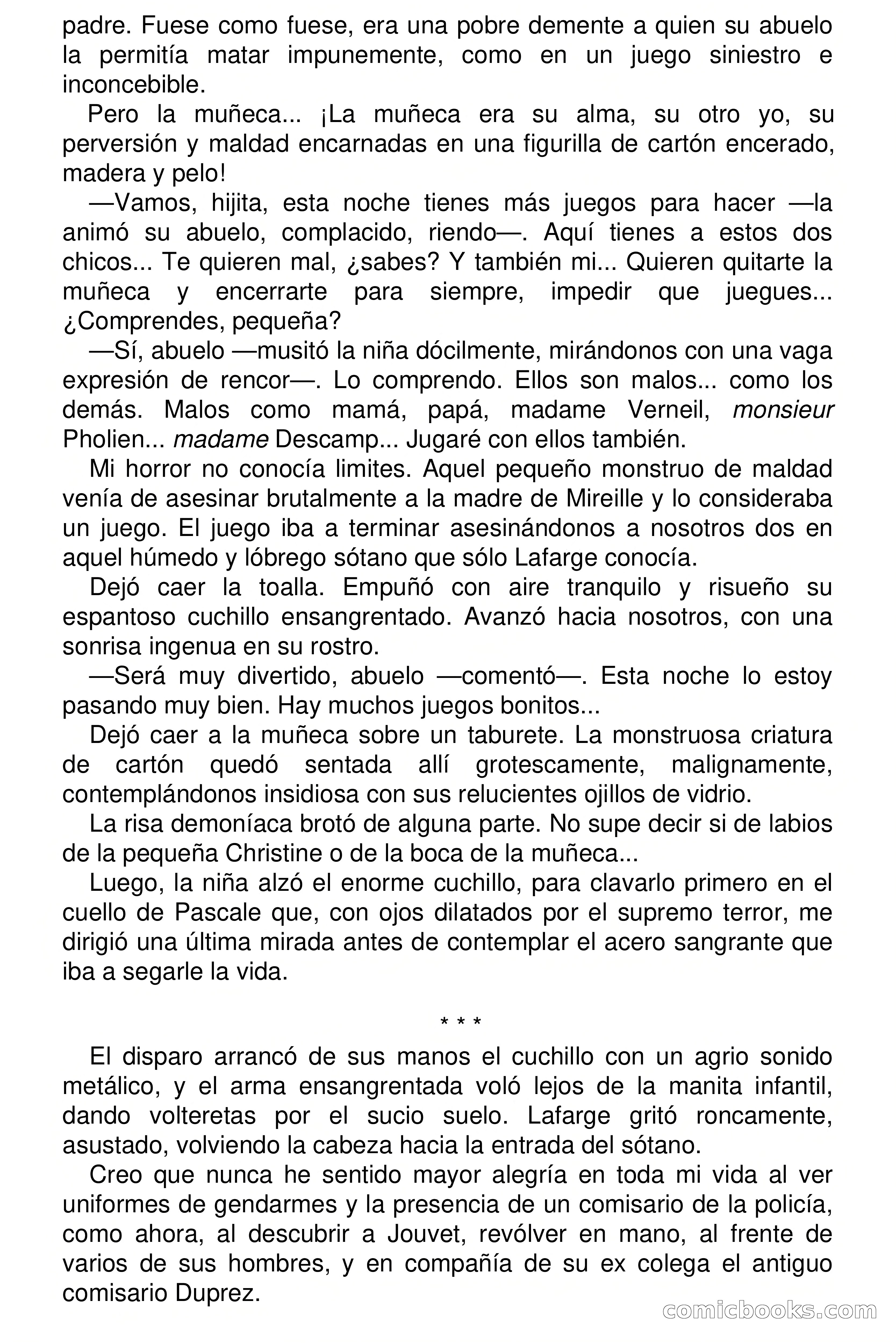 La espantosa muñeca — page 72 of 75