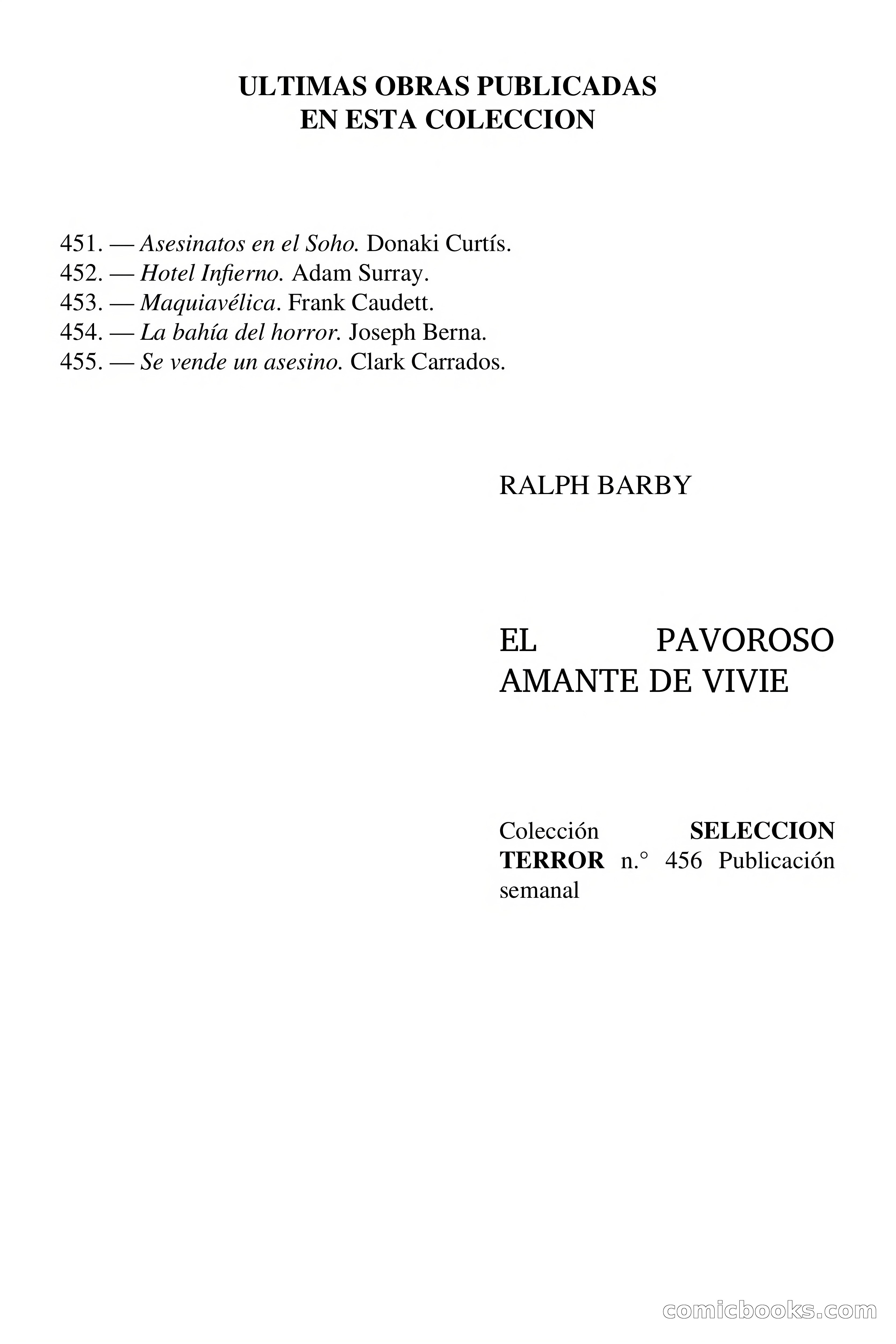 El pavoroso amante de Vivie — page 4 of 71