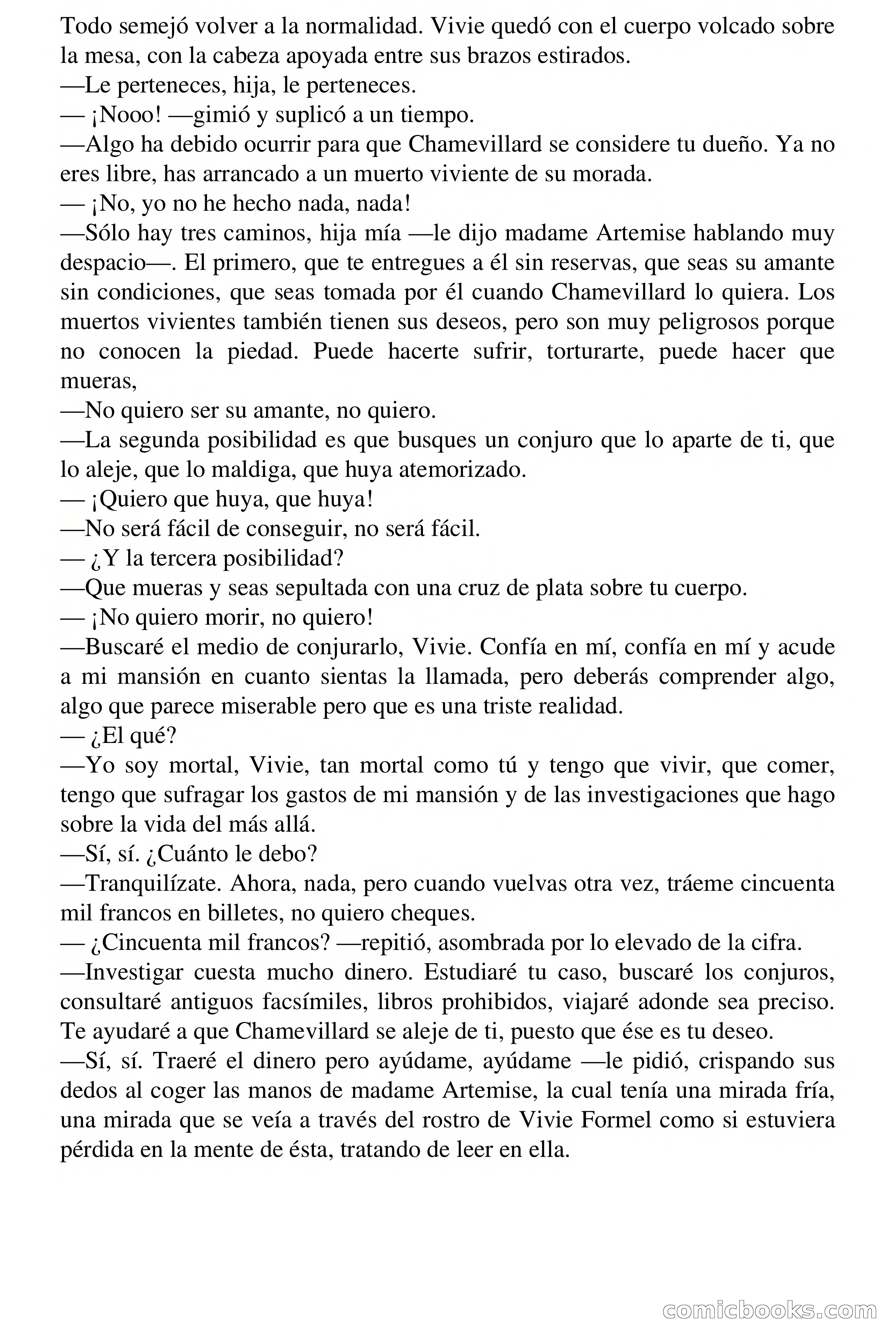 El pavoroso amante de Vivie — page 21 of 71