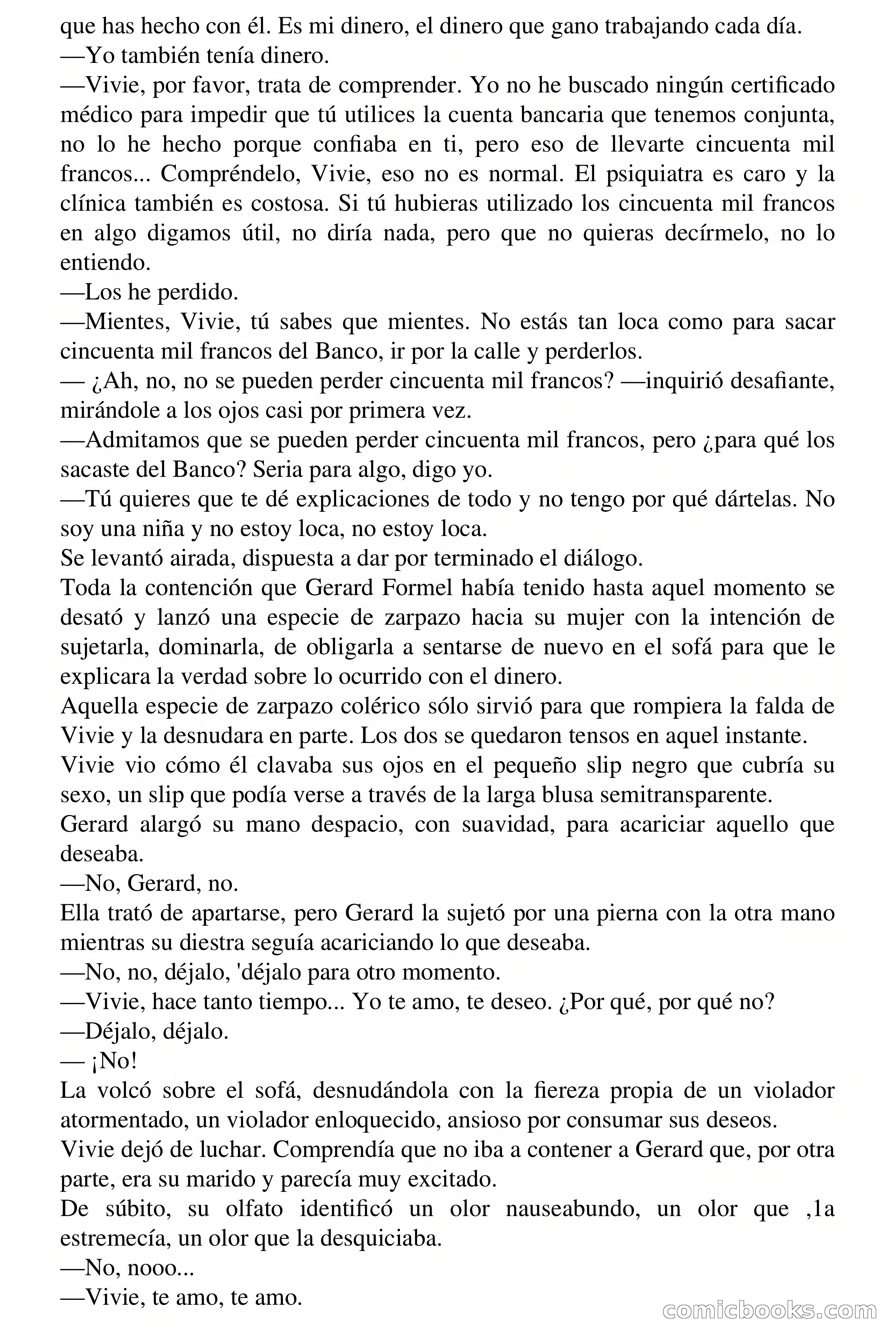 El pavoroso amante de Vivie — page 23 of 71