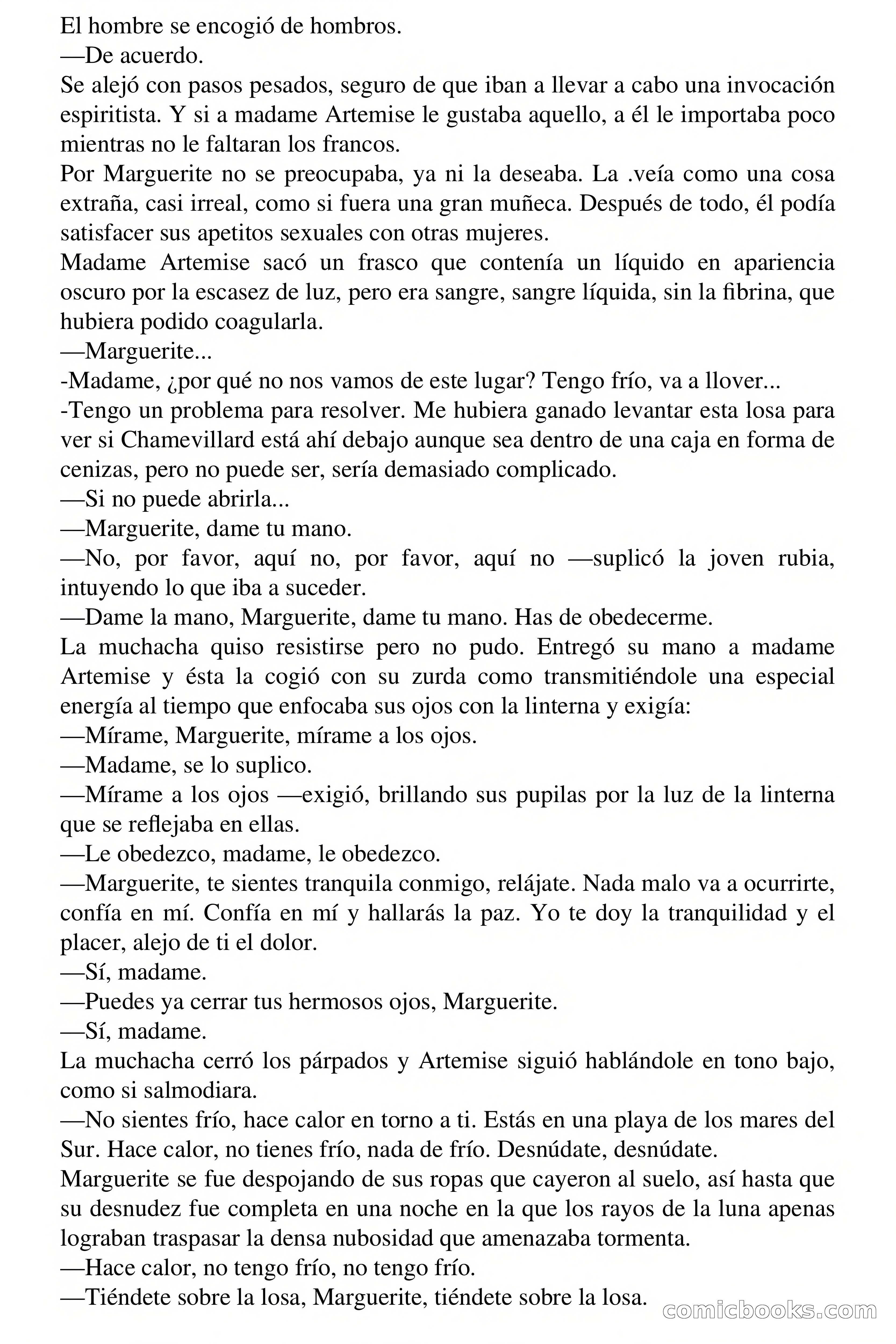 El pavoroso amante de Vivie — page 38 of 71