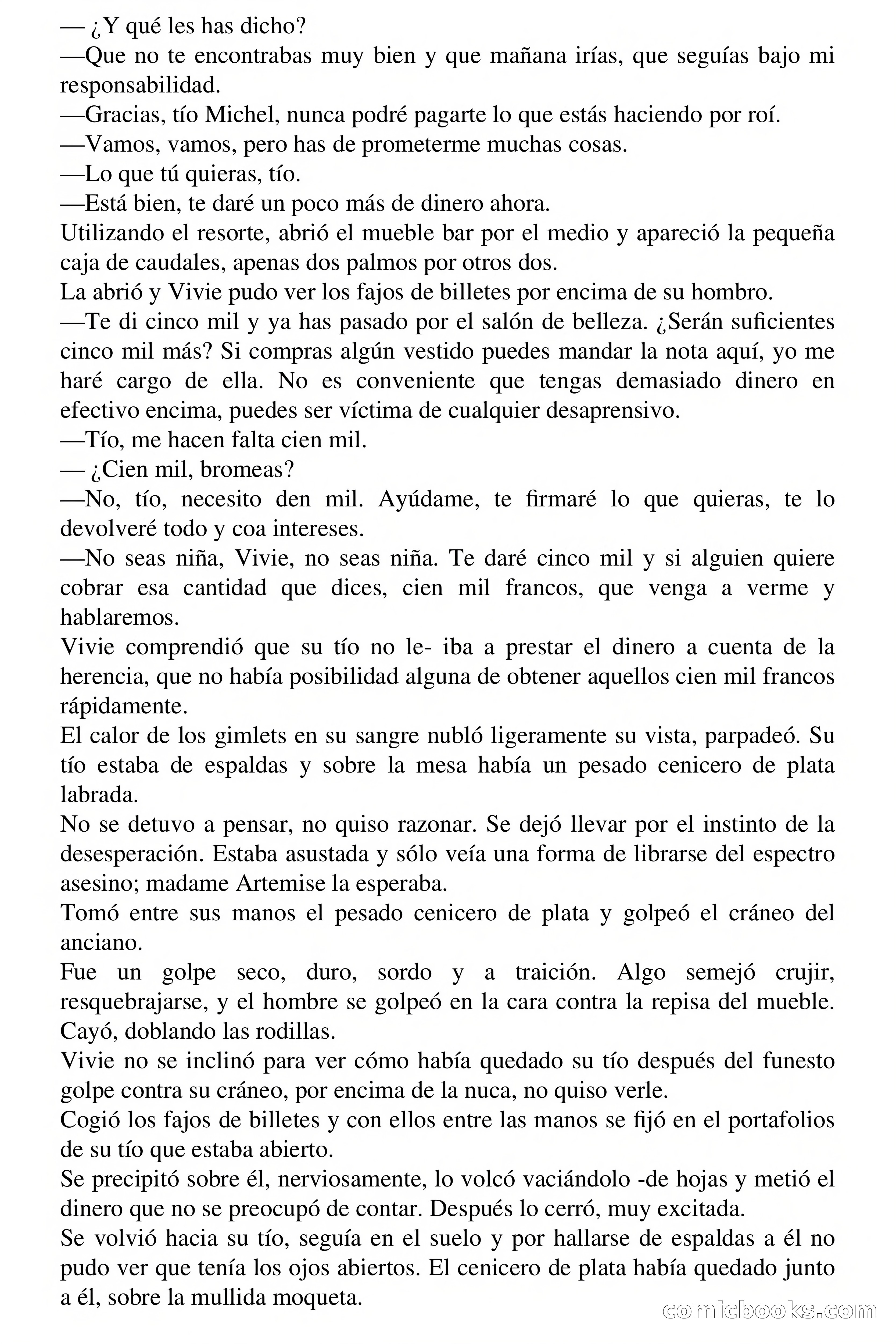 El pavoroso amante de Vivie — page 58 of 71