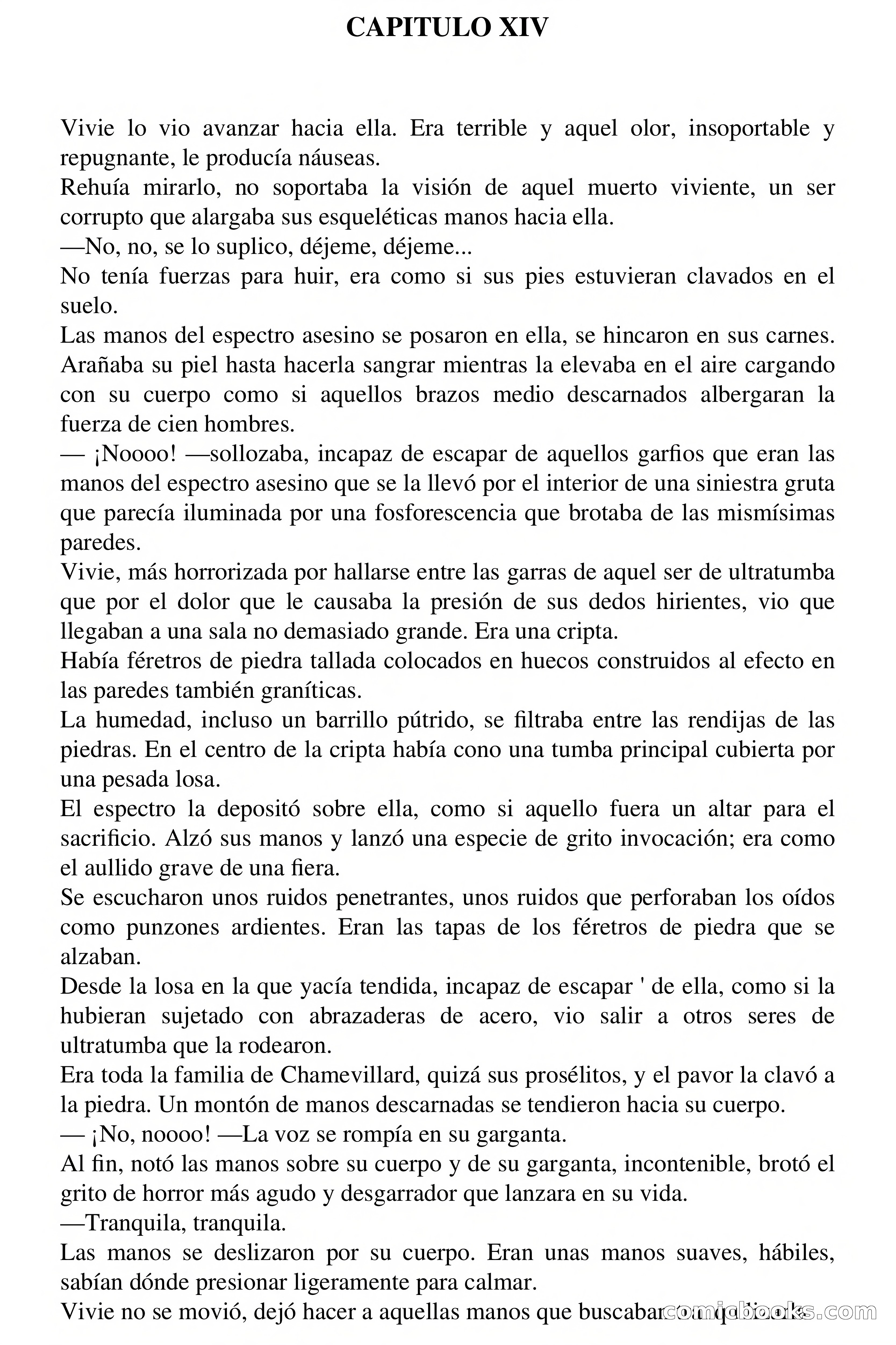 El pavoroso amante de Vivie — page 67 of 71