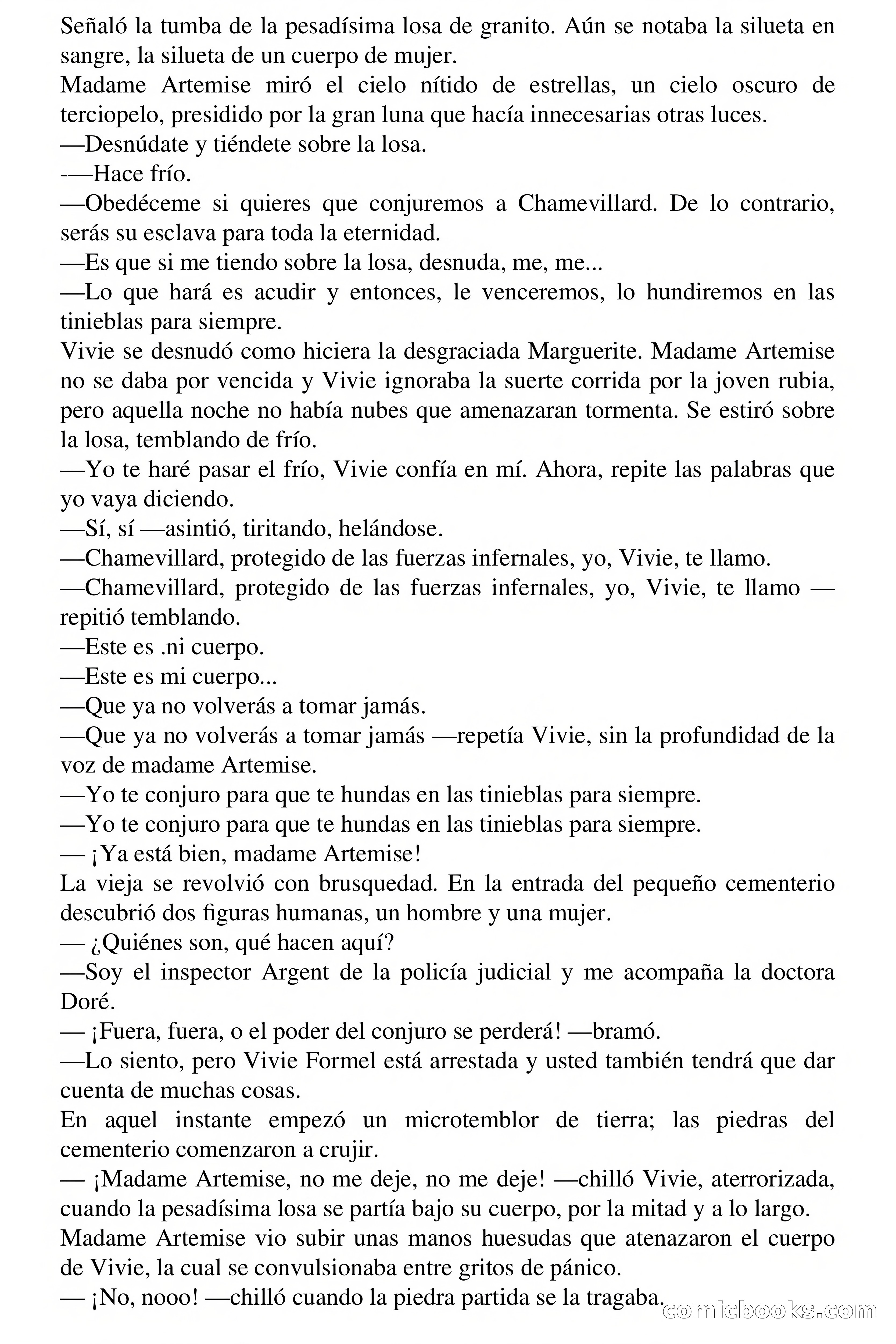 El pavoroso amante de Vivie — page 69 of 71