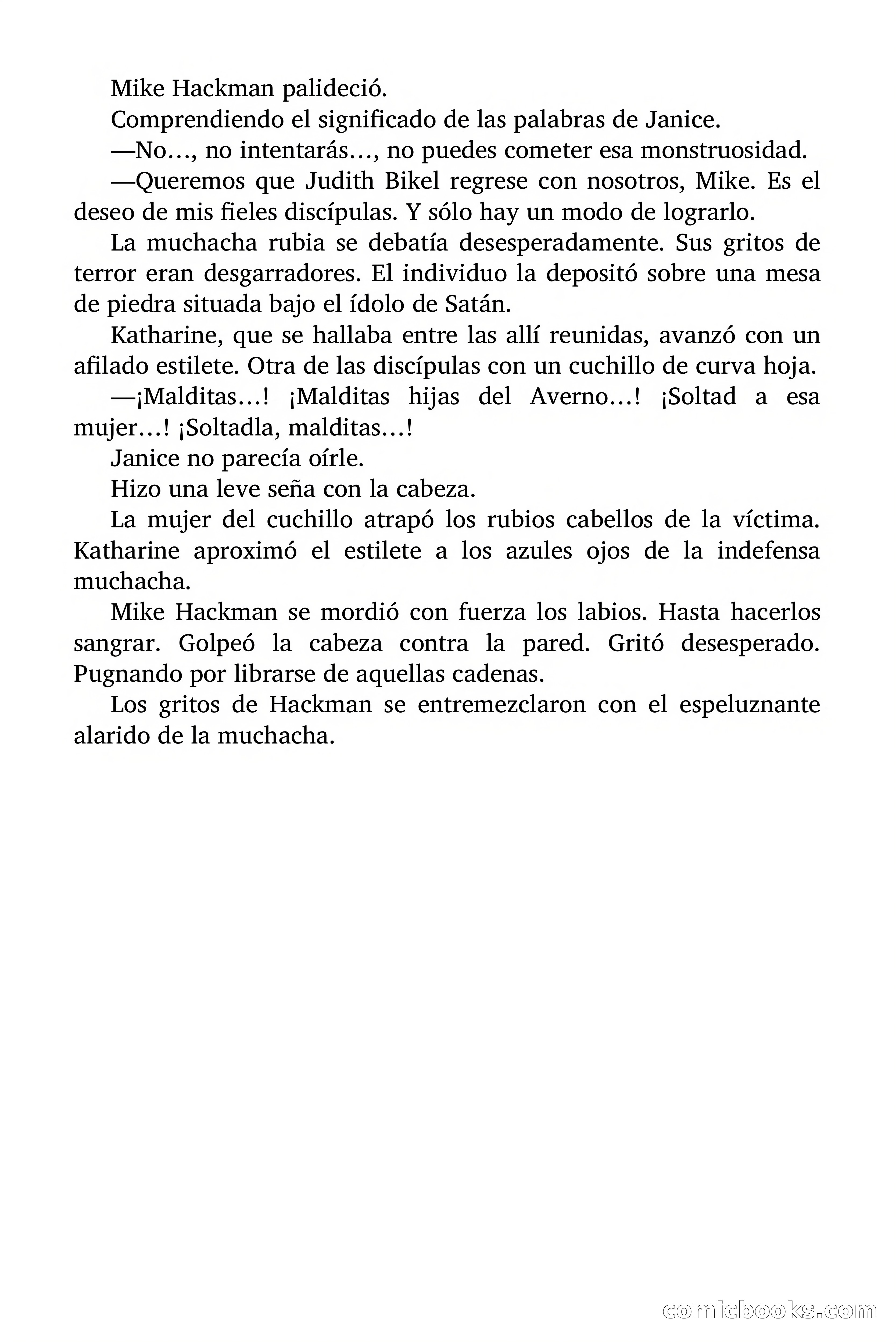 Selección Terror: Las Discípulas de Satán — page 78 of 87