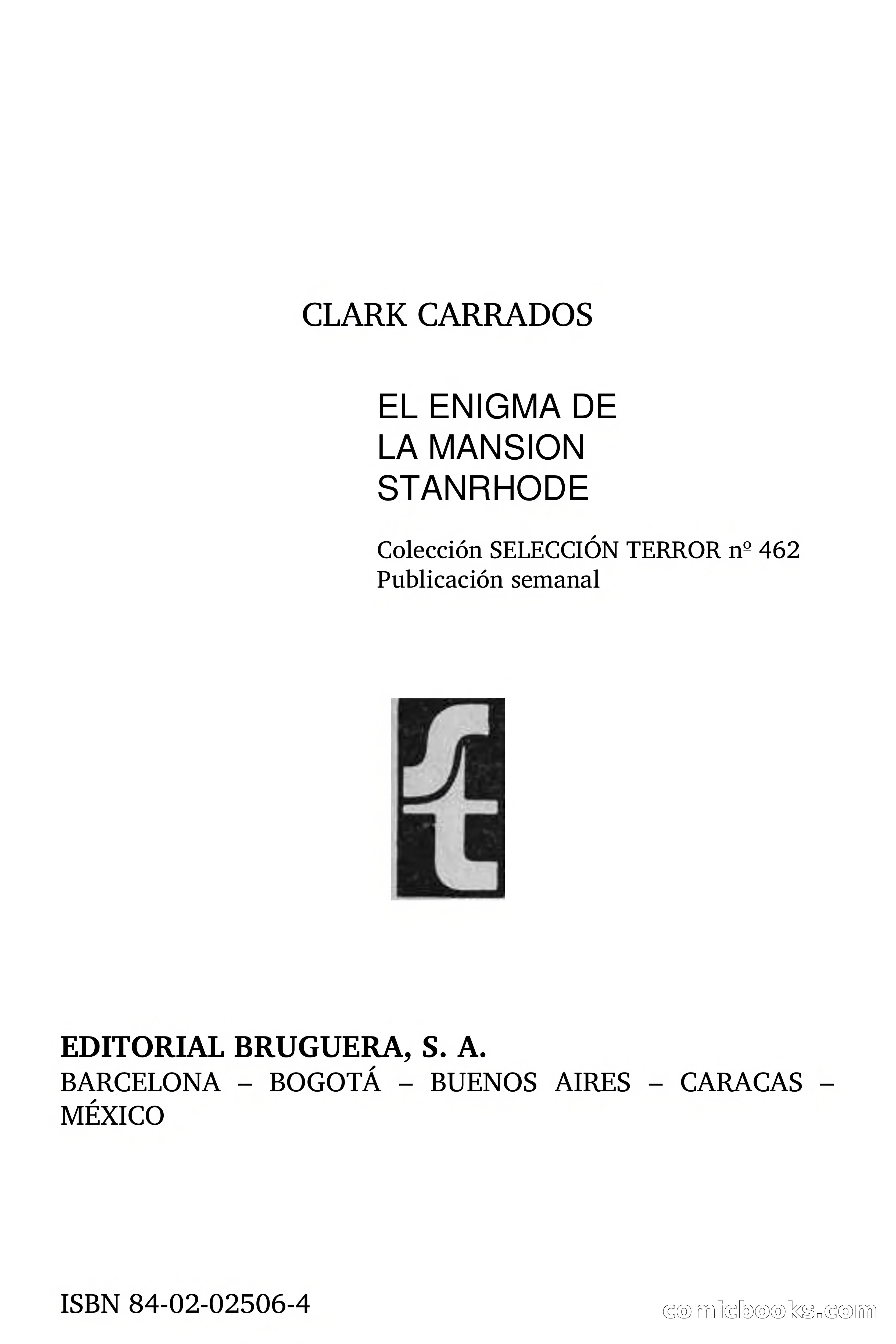 Selección Terror: El enigma de la mansión Stanrhode — page 3 of 74