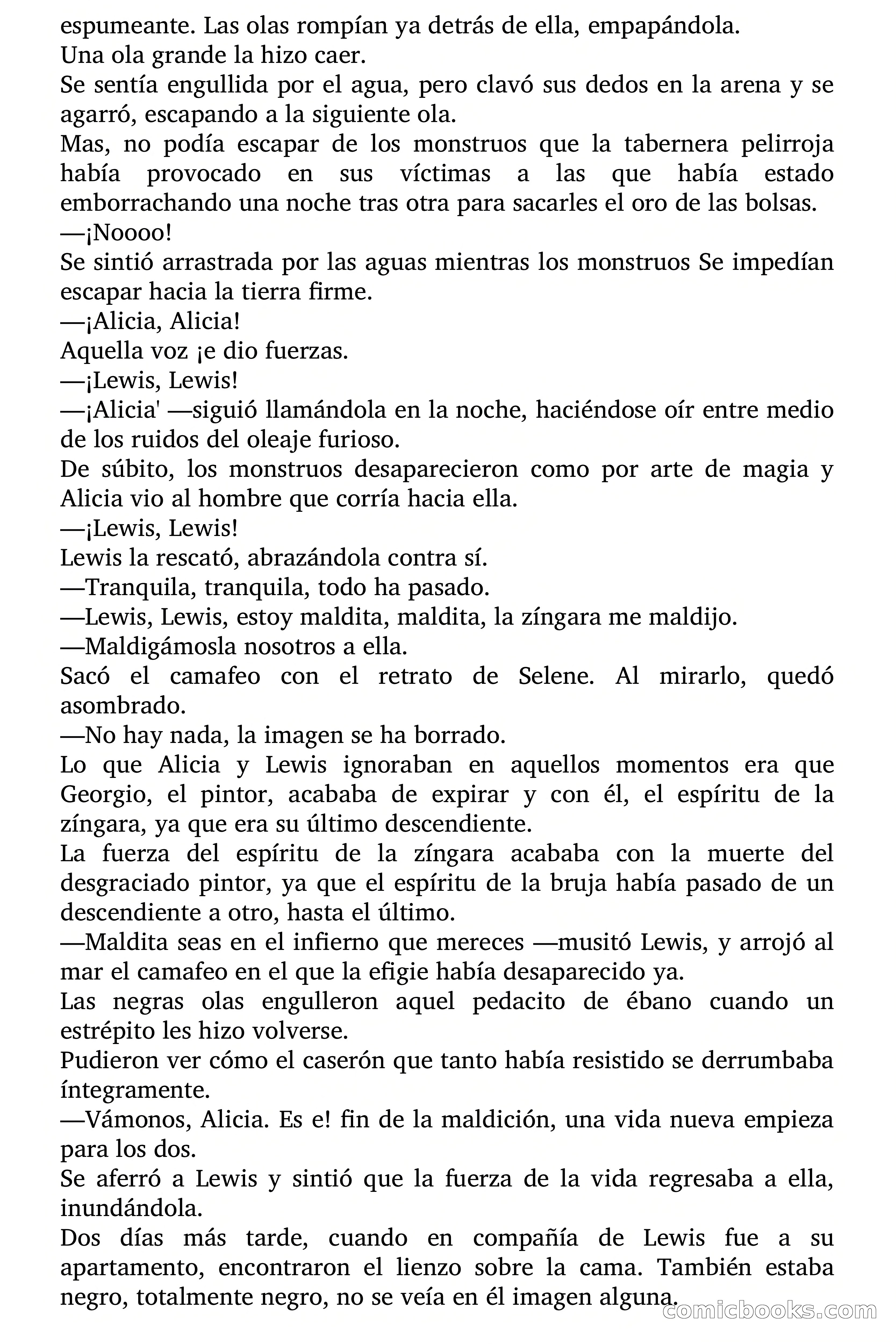 El espíritu de la zíngara — page 69 of 71