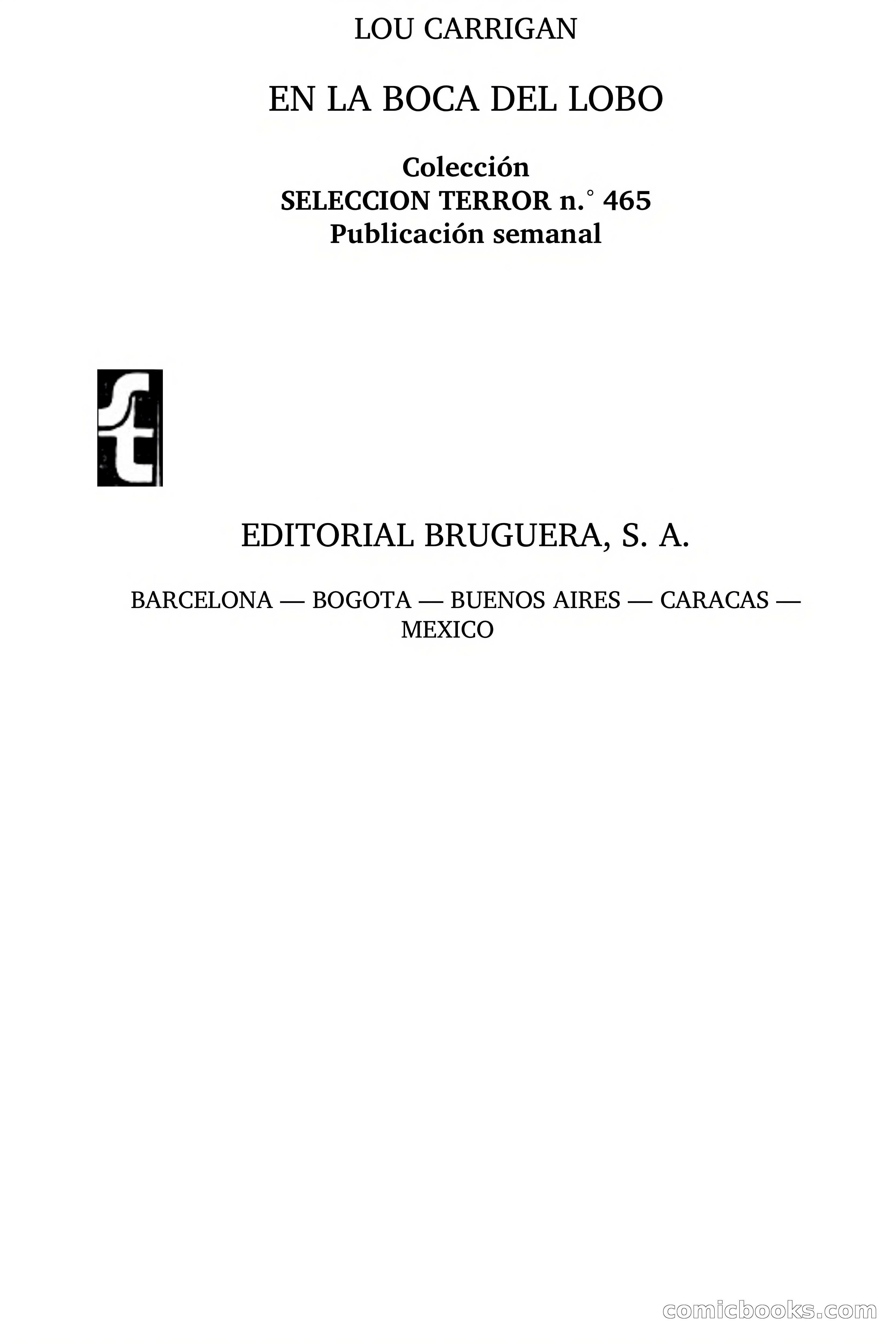 Selección Terror: En la boca del lobo — page 4 of 69