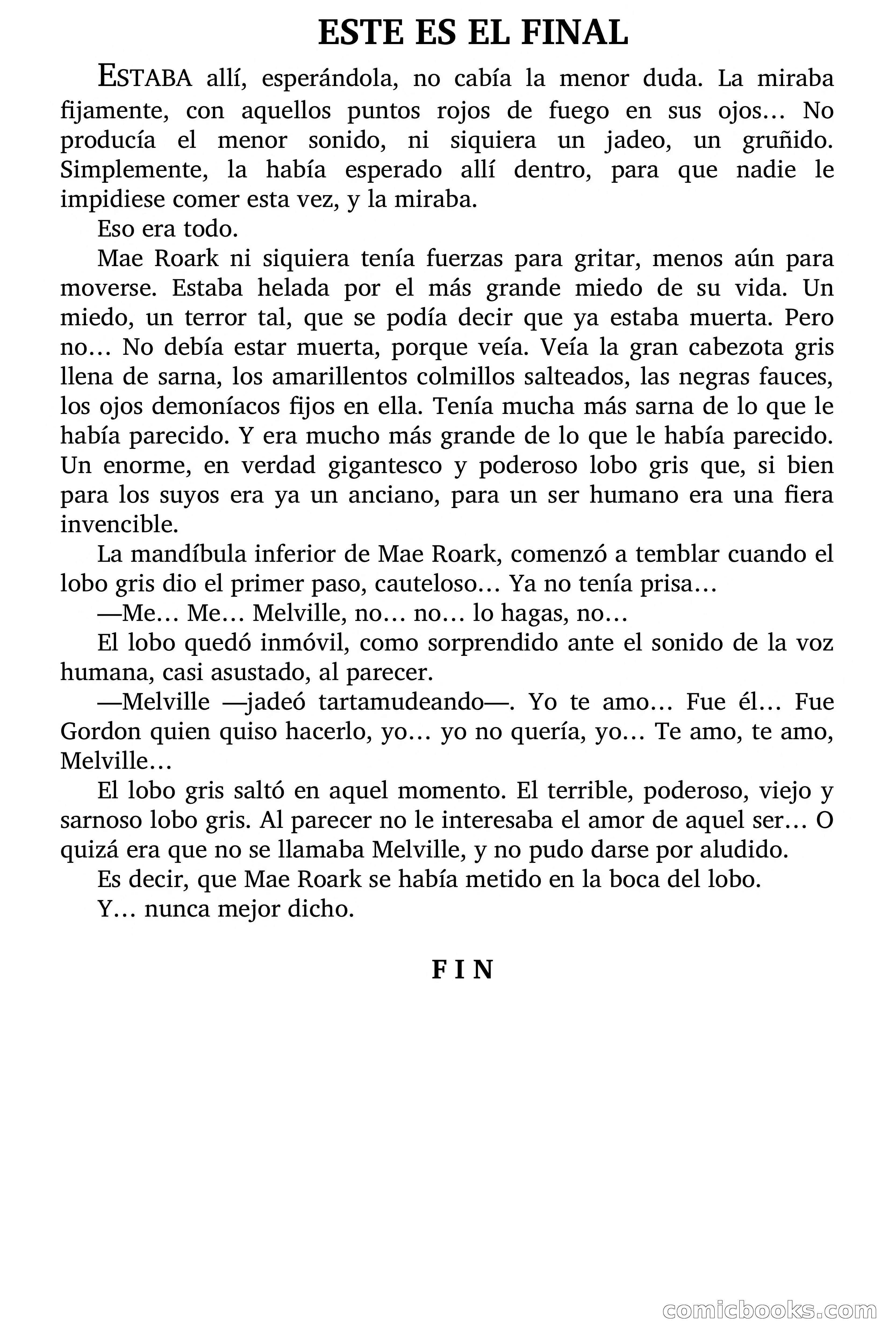 Selección Terror: En la boca del lobo — page 69 of 69